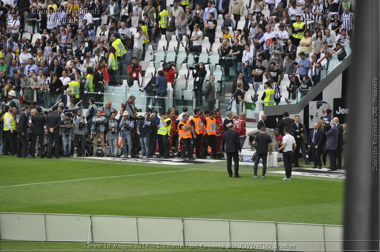 Torino 18 Maggio 2014 - I Volontari del Piemonte allo JUVENTUS Stadium - Comitato Regionale del Piemonte