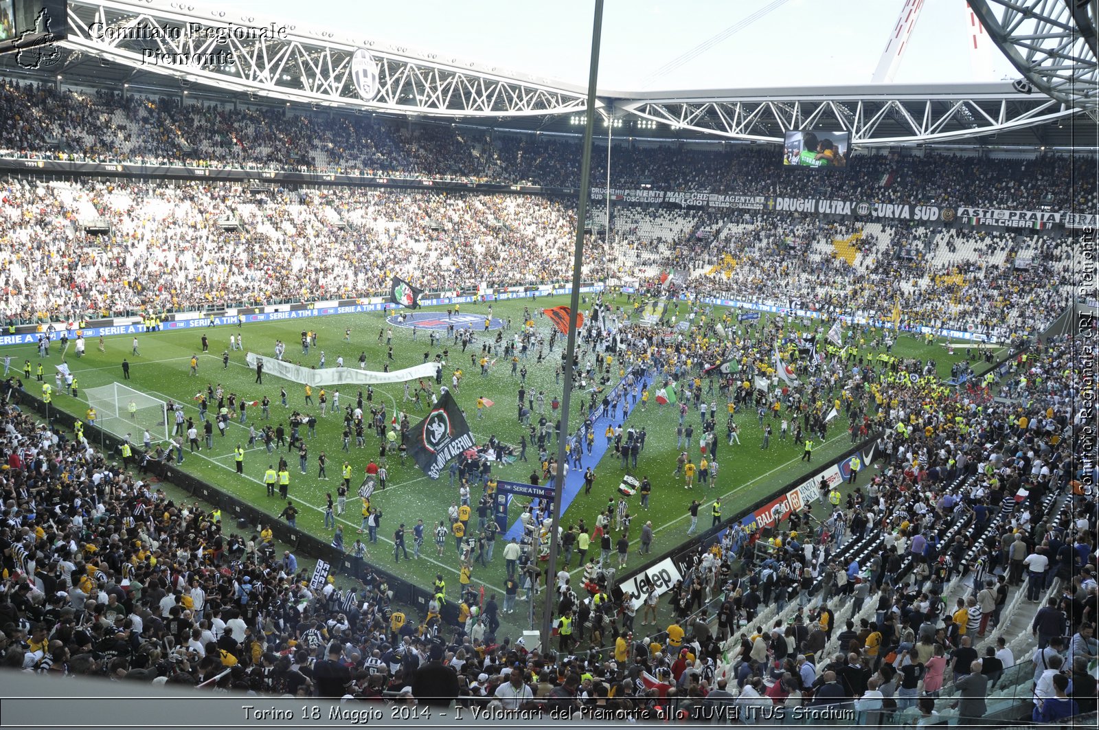 Torino 18 Maggio 2014 - I Volontari del Piemonte allo JUVENTUS Stadium - Comitato Regionale del Piemonte