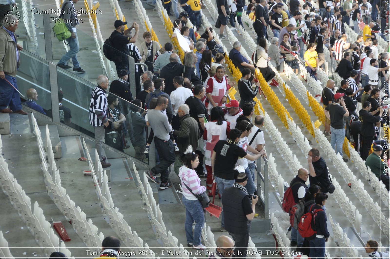 Torino 18 Maggio 2014 - I Volontari del Piemonte allo JUVENTUS Stadium - Comitato Regionale del Piemonte