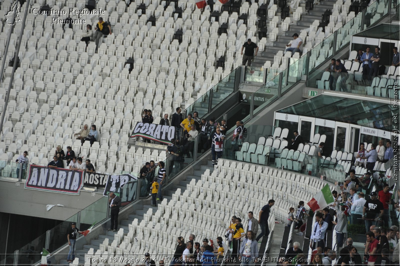 Torino 18 Maggio 2014 - I Volontari del Piemonte allo JUVENTUS Stadium - Comitato Regionale del Piemonte