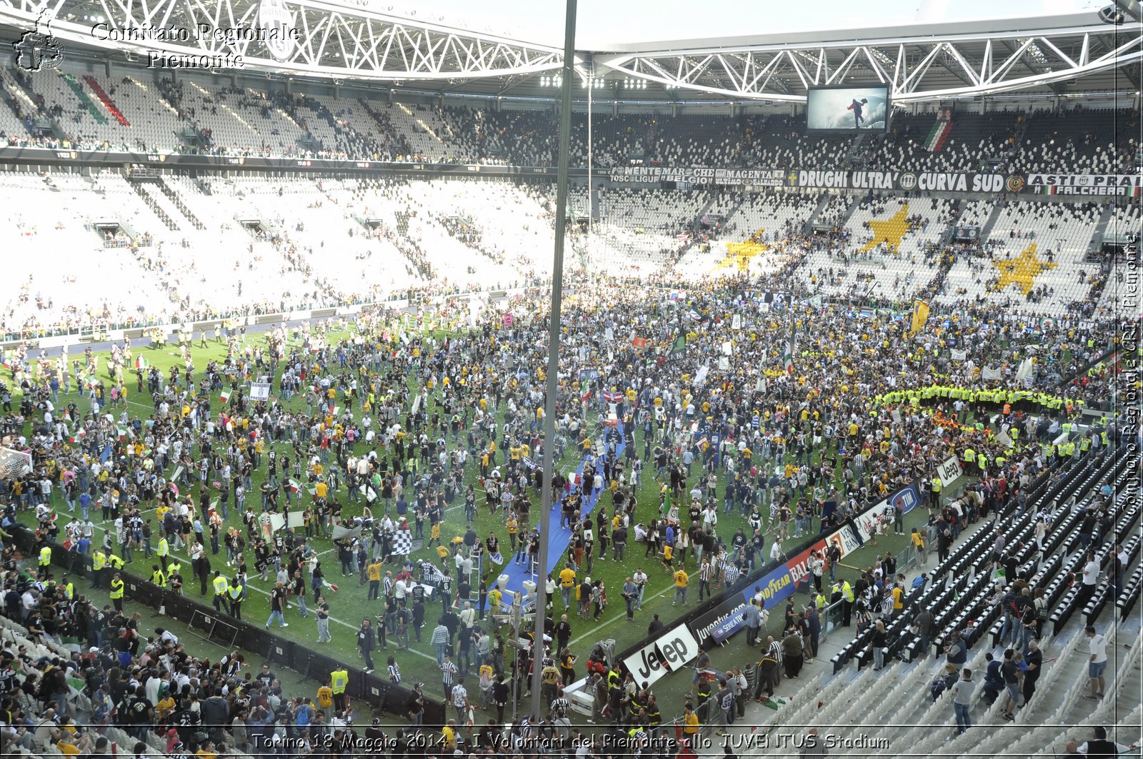 Torino 18 Maggio 2014 - I Volontari del Piemonte allo JUVENTUS Stadium - Comitato Regionale del Piemonte