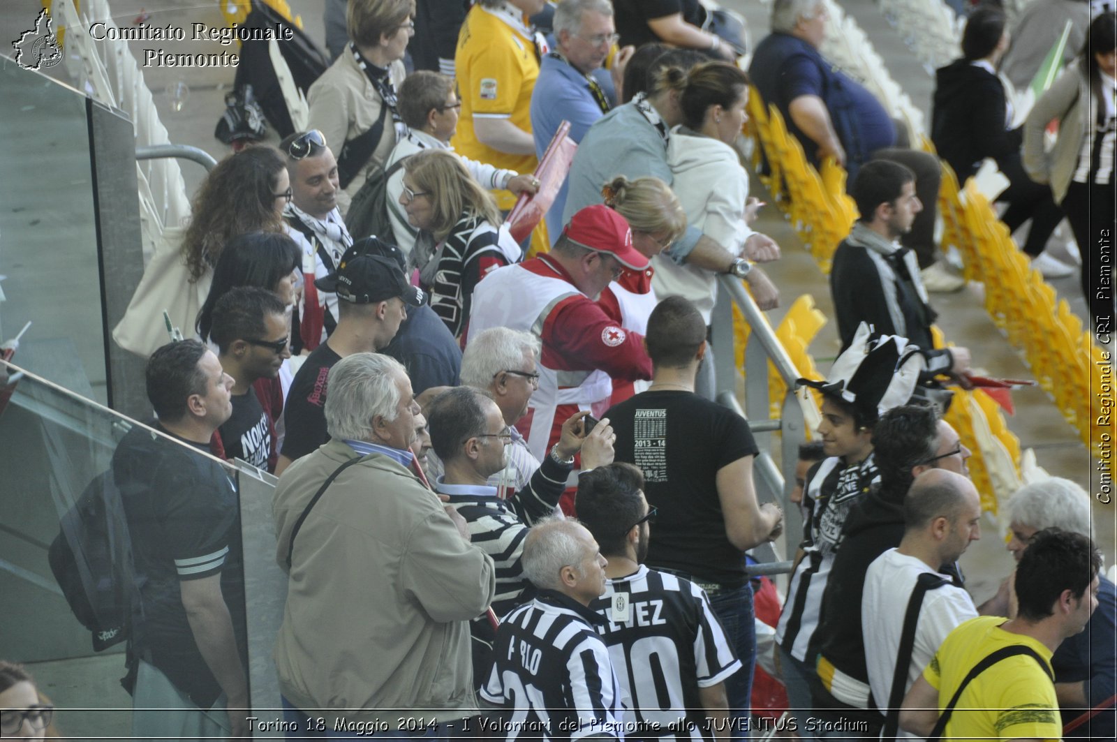 Torino 18 Maggio 2014 - I Volontari del Piemonte allo JUVENTUS Stadium - Comitato Regionale del Piemonte