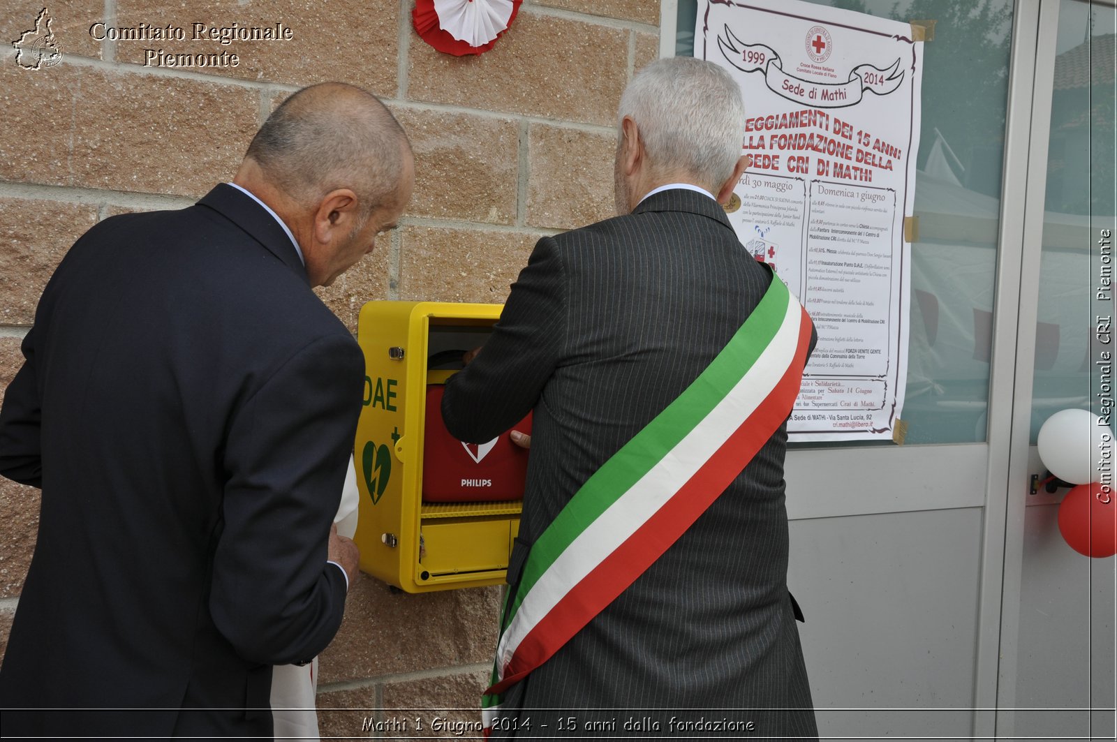 Mathi 1 Giugno 2014 - 15 anni dalla fondazione - Comitato Regionale del Piemonte