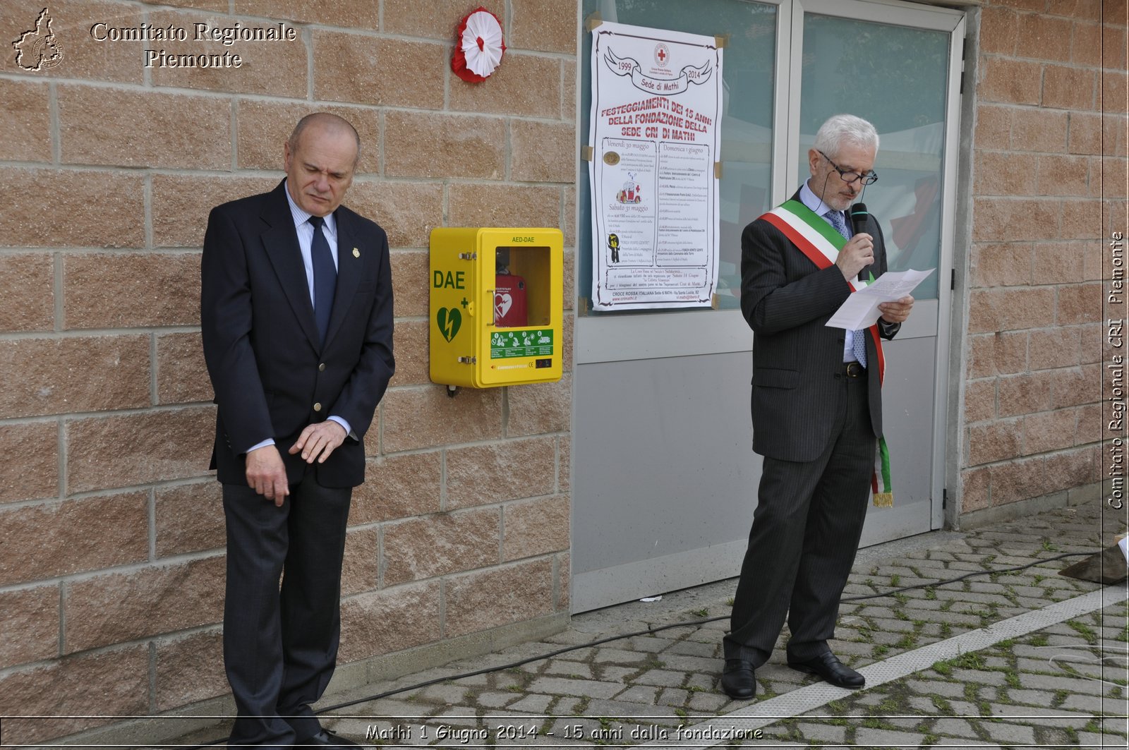 Mathi 1 Giugno 2014 - 15 anni dalla fondazione - Comitato Regionale del Piemonte