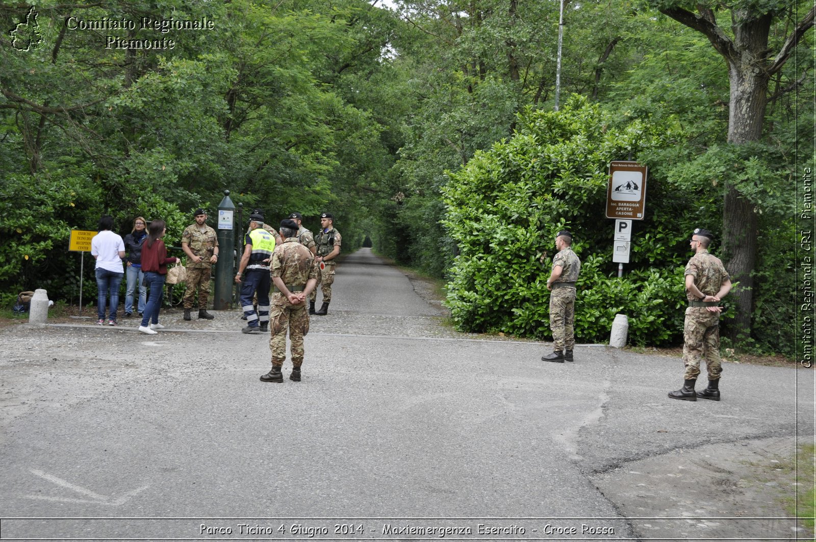 Parco Ticino 4 Giugno 2014 - Maxiemergenza Esercito - Croce Rossa - Comitato Regionale del Piemonte