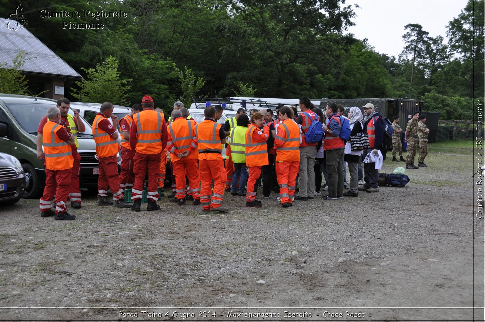 Parco Ticino 4 Giugno 2014 - Maxiemergenza Esercito - Croce Rossa - Comitato Regionale del Piemonte