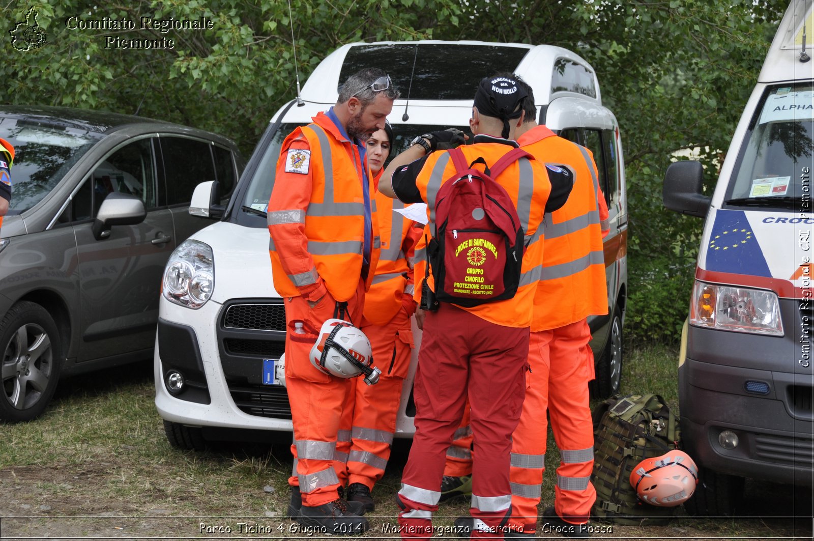 Parco Ticino 4 Giugno 2014 - Maxiemergenza Esercito - Croce Rossa - Comitato Regionale del Piemonte