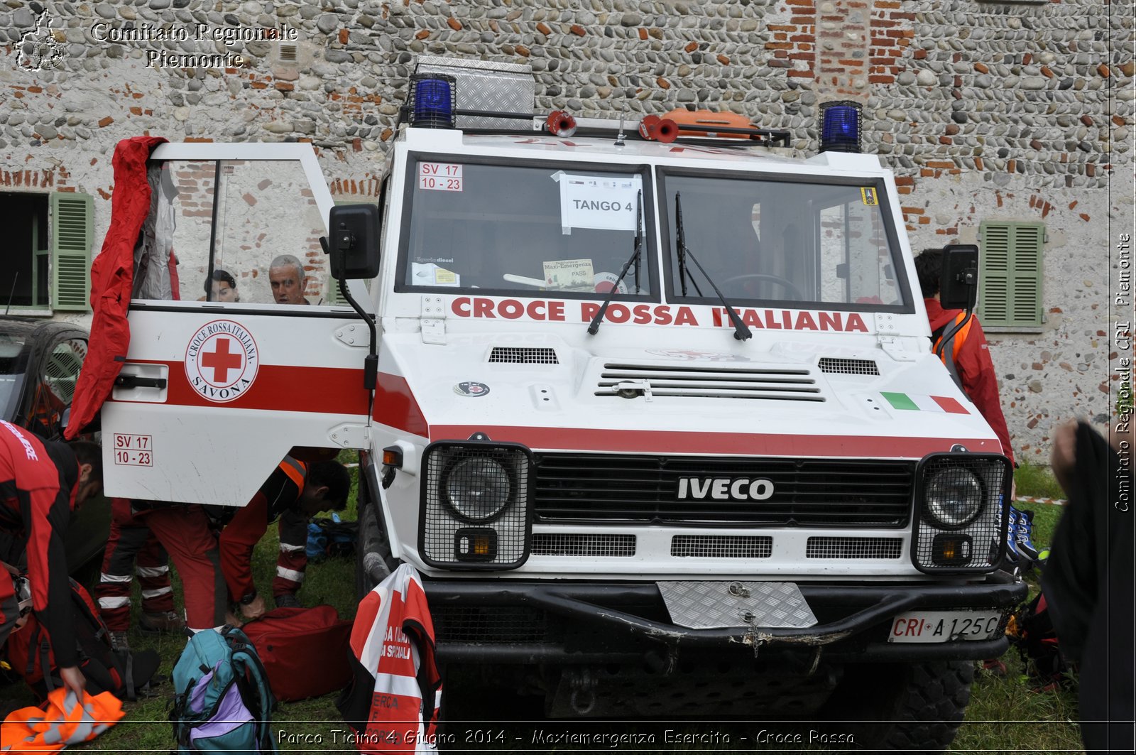 Parco Ticino 4 Giugno 2014 - Maxiemergenza Esercito - Croce Rossa - Comitato Regionale del Piemonte