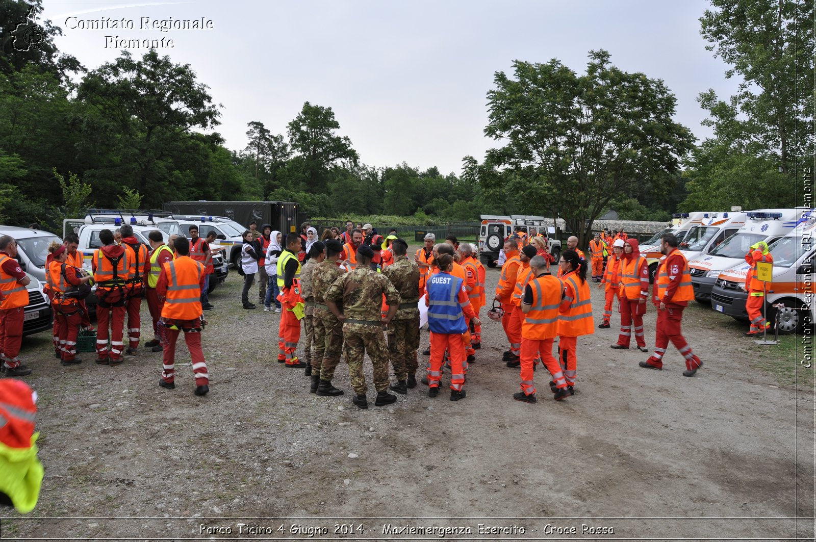 Parco Ticino 4 Giugno 2014 - Maxiemergenza Esercito - Croce Rossa - Comitato Regionale del Piemonte