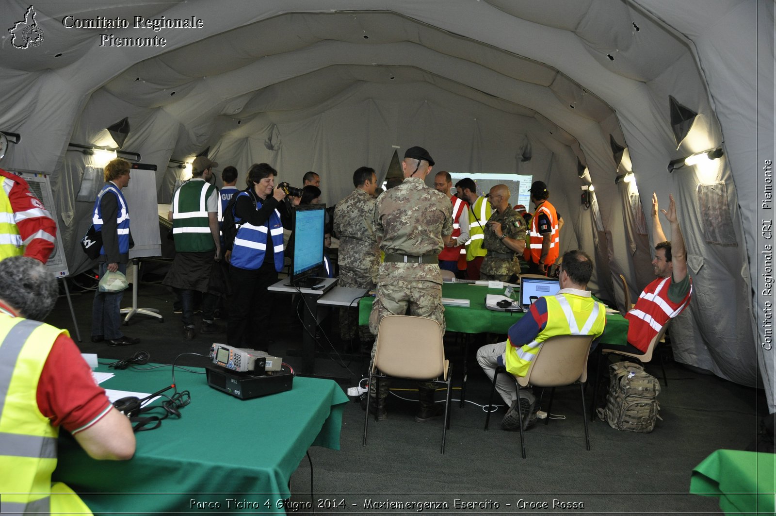 Parco Ticino 4 Giugno 2014 - Maxiemergenza Esercito - Croce Rossa - Comitato Regionale del Piemonte