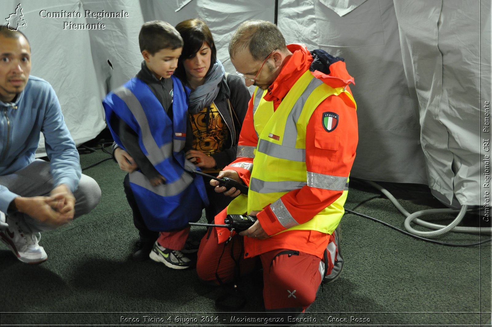 Parco Ticino 4 Giugno 2014 - Maxiemergenza Esercito - Croce Rossa - Comitato Regionale del Piemonte