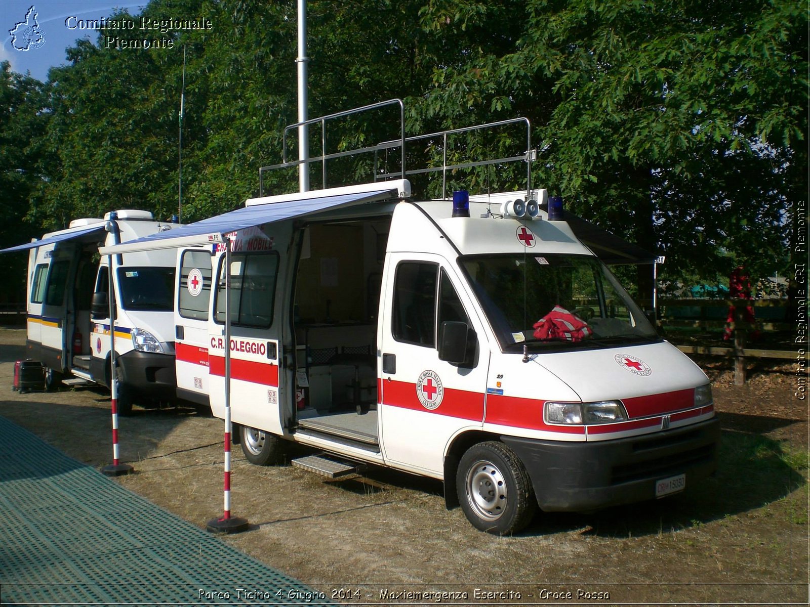 Parco Ticino 4 Giugno 2014 - Maxiemergenza Esercito - Croce Rossa - Comitato Regionale del Piemonte