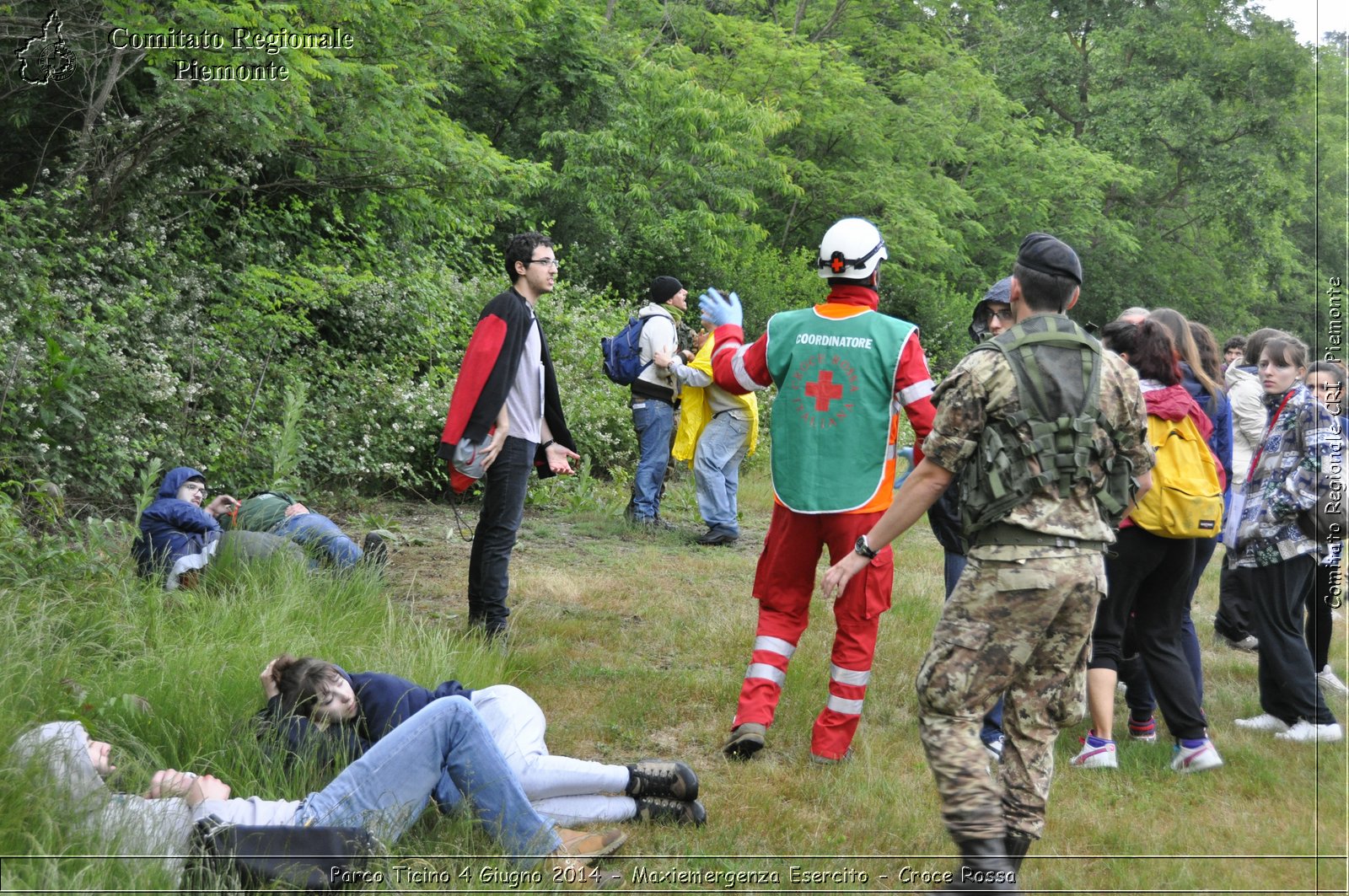 Parco Ticino 4 Giugno 2014 - Maxiemergenza Esercito - Croce Rossa - Comitato Regionale del Piemonte