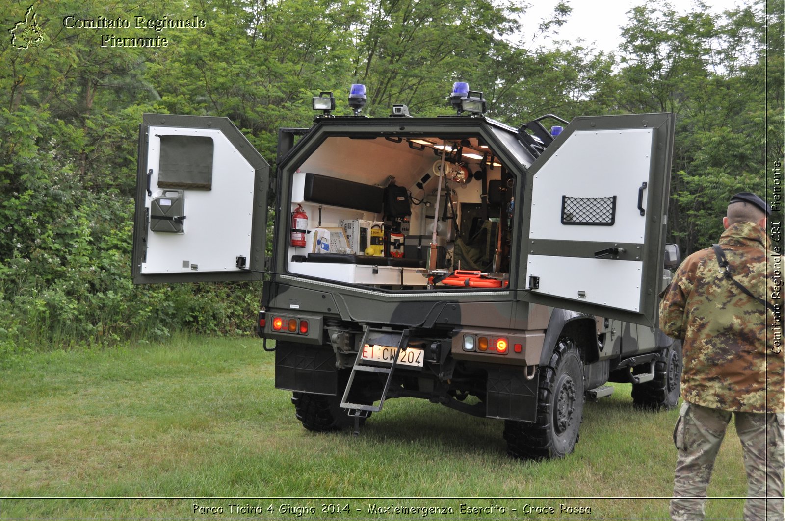 Parco Ticino 4 Giugno 2014 - Maxiemergenza Esercito - Croce Rossa - Comitato Regionale del Piemonte