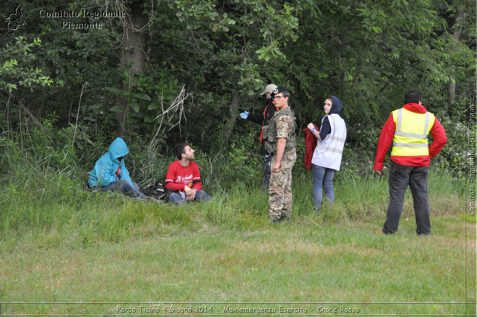 Parco Ticino 4 Giugno 2014 - Maxiemergenza Esercito - Croce Rossa - Comitato Regionale del Piemonte