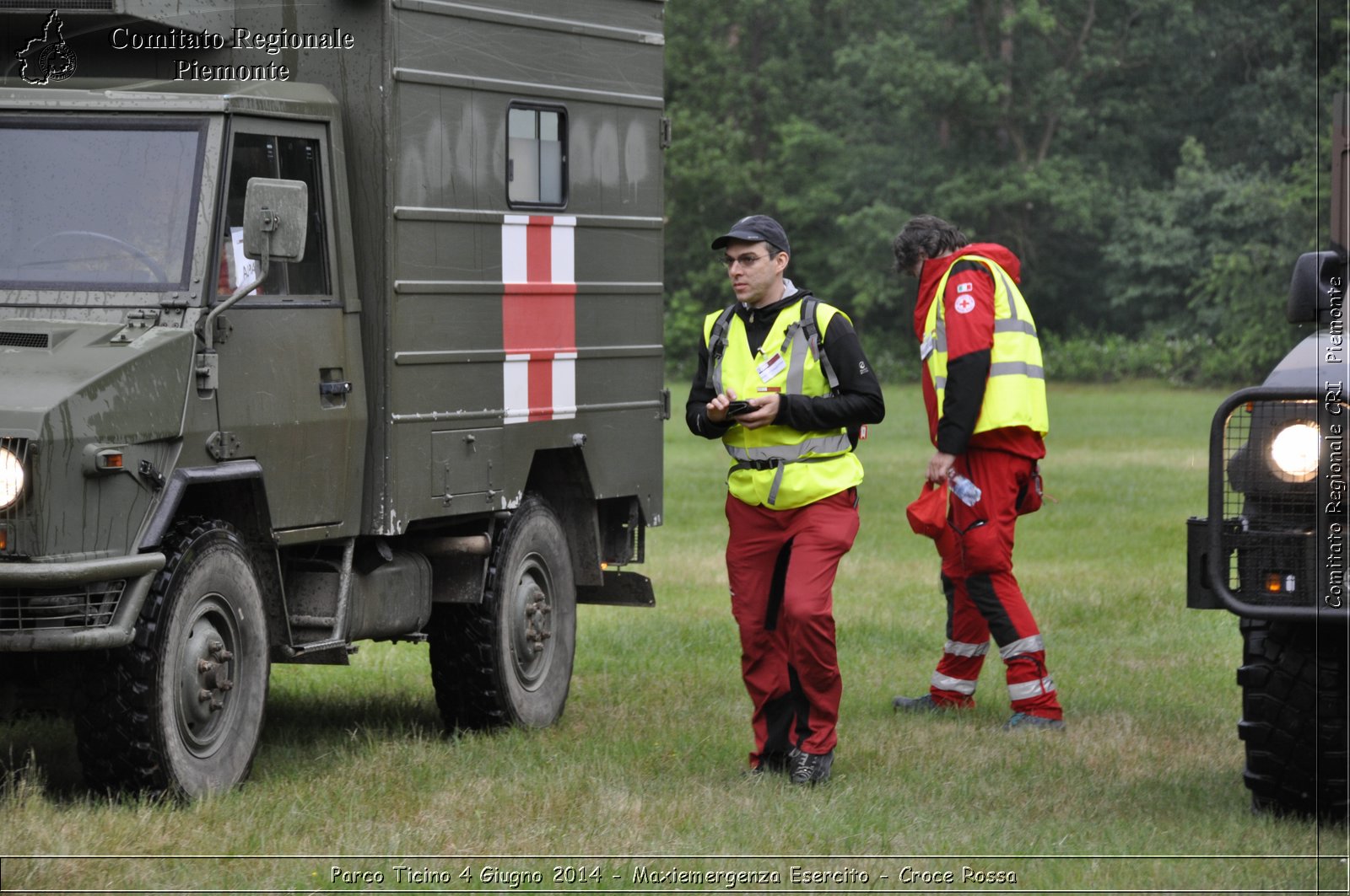 Parco Ticino 4 Giugno 2014 - Maxiemergenza Esercito - Croce Rossa - Comitato Regionale del Piemonte