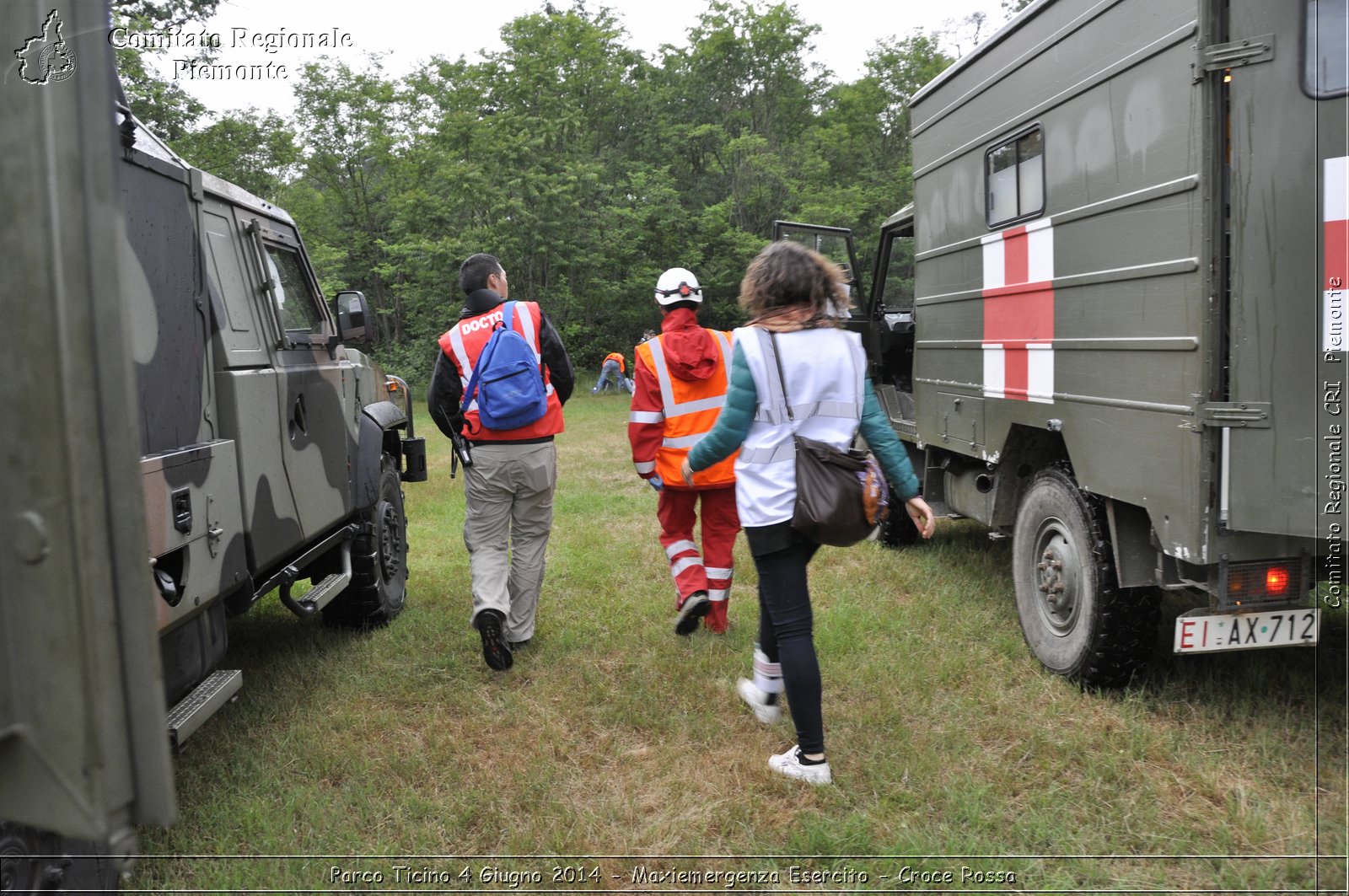 Parco Ticino 4 Giugno 2014 - Maxiemergenza Esercito - Croce Rossa - Comitato Regionale del Piemonte