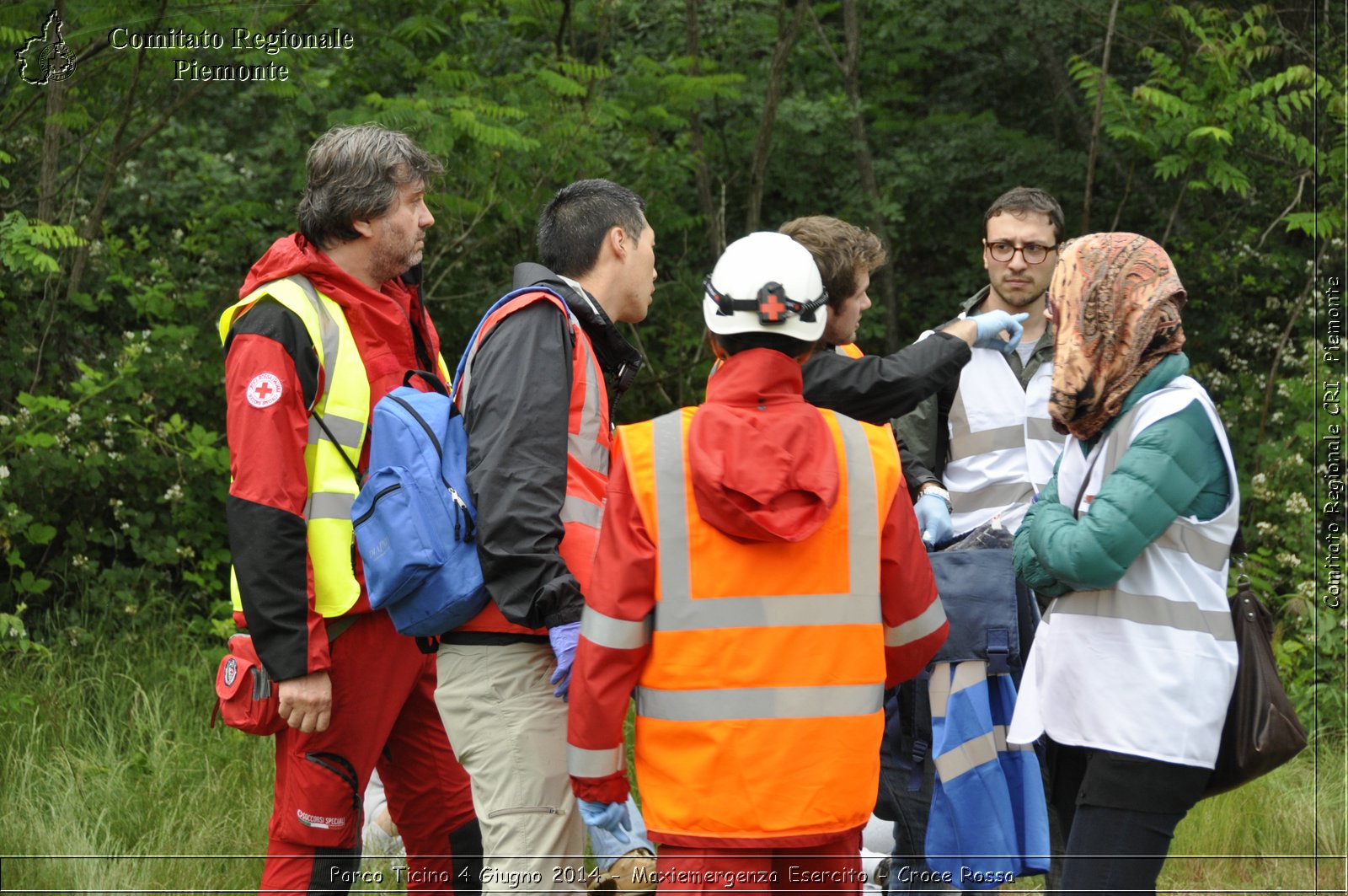 Parco Ticino 4 Giugno 2014 - Maxiemergenza Esercito - Croce Rossa - Comitato Regionale del Piemonte