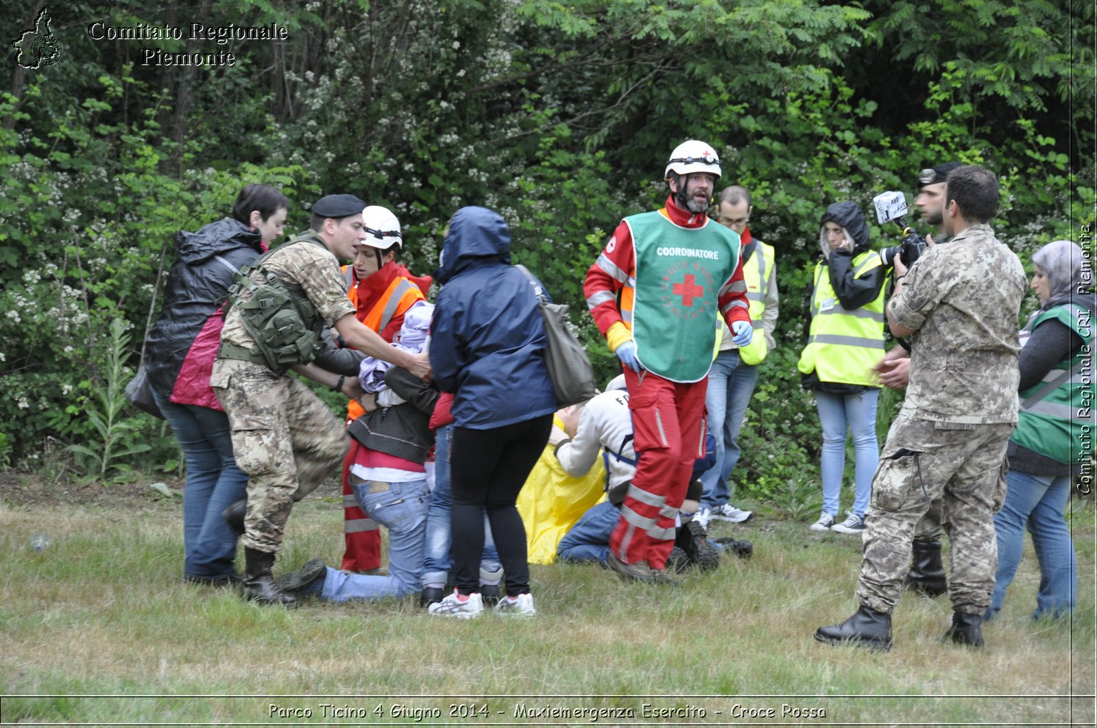 Parco Ticino 4 Giugno 2014 - Maxiemergenza Esercito - Croce Rossa - Comitato Regionale del Piemonte