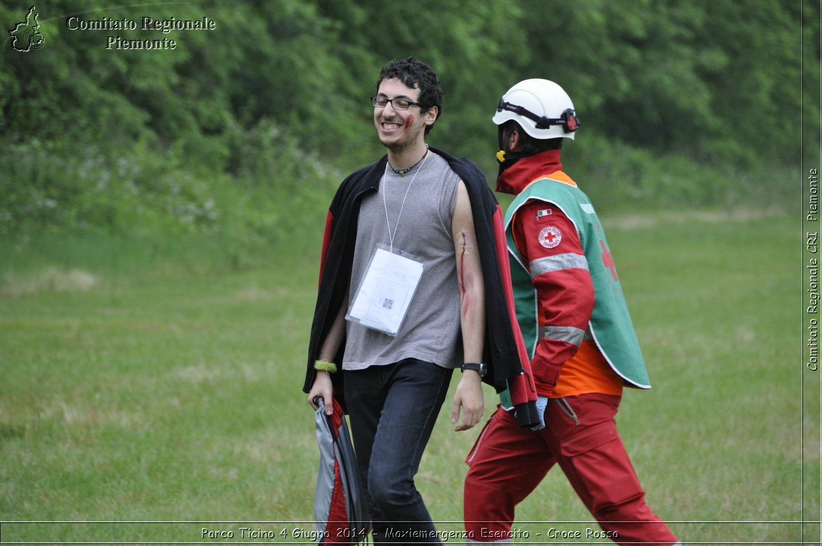 Parco Ticino 4 Giugno 2014 - Maxiemergenza Esercito - Croce Rossa - Comitato Regionale del Piemonte