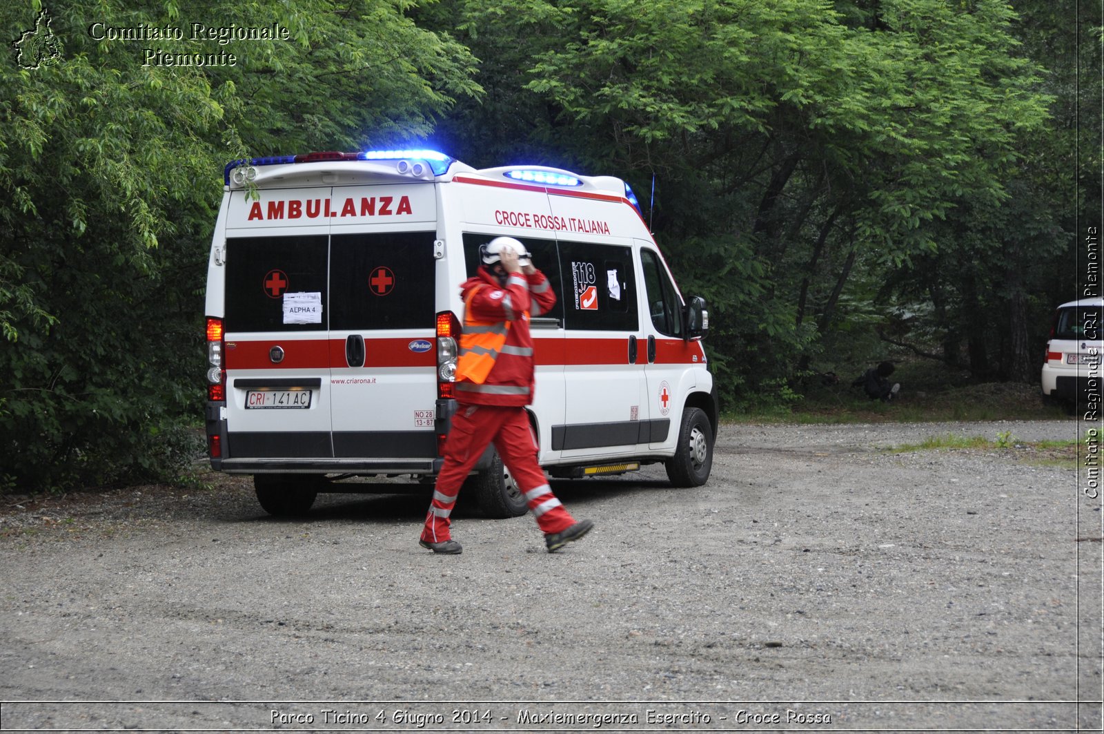 Parco Ticino 4 Giugno 2014 - Maxiemergenza Esercito - Croce Rossa - Comitato Regionale del Piemonte