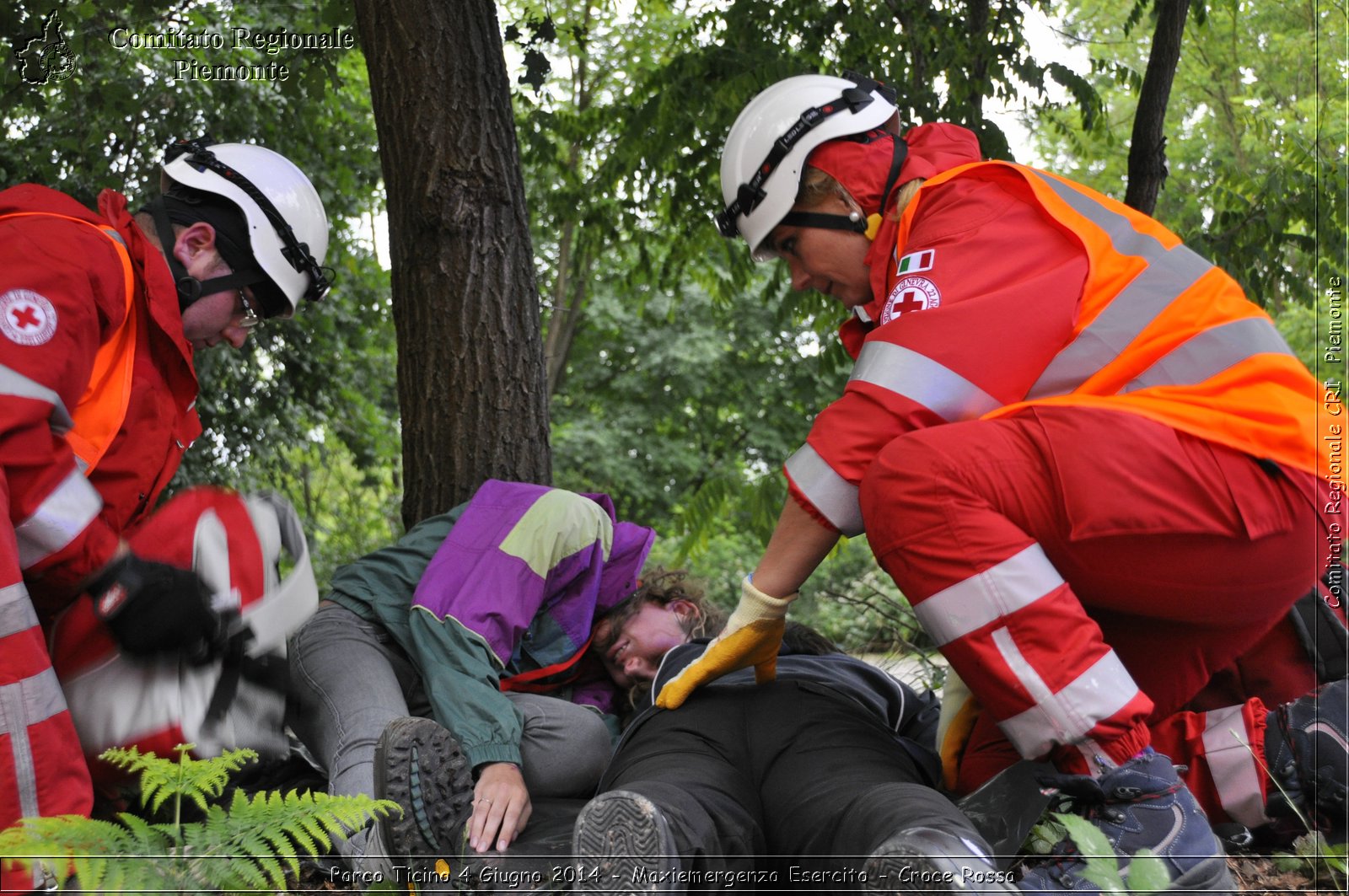 Parco Ticino 4 Giugno 2014 - Maxiemergenza Esercito - Croce Rossa - Comitato Regionale del Piemonte