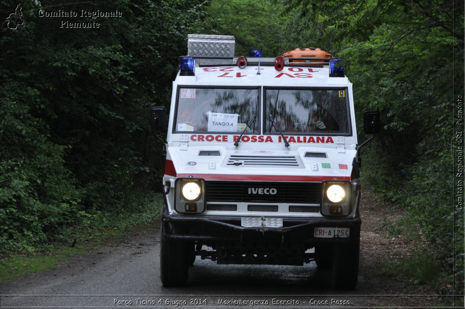 Parco Ticino 4 Giugno 2014 - Maxiemergenza Esercito - Croce Rossa - Comitato Regionale del Piemonte