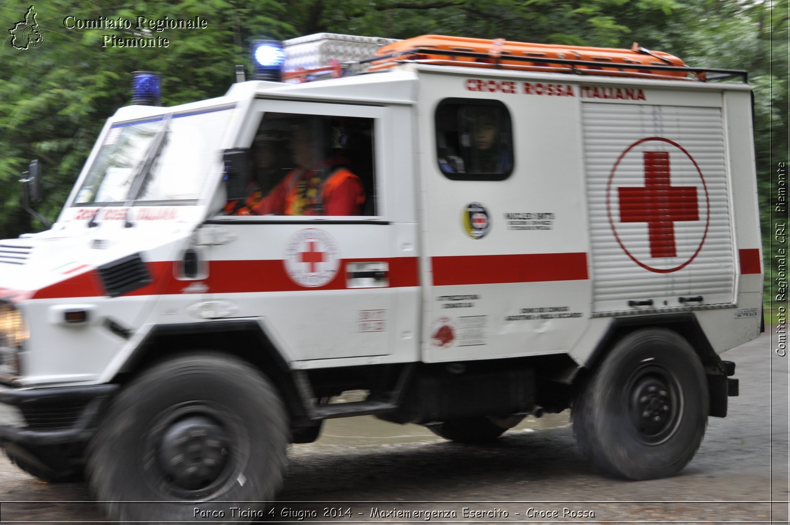 Parco Ticino 4 Giugno 2014 - Maxiemergenza Esercito - Croce Rossa - Comitato Regionale del Piemonte