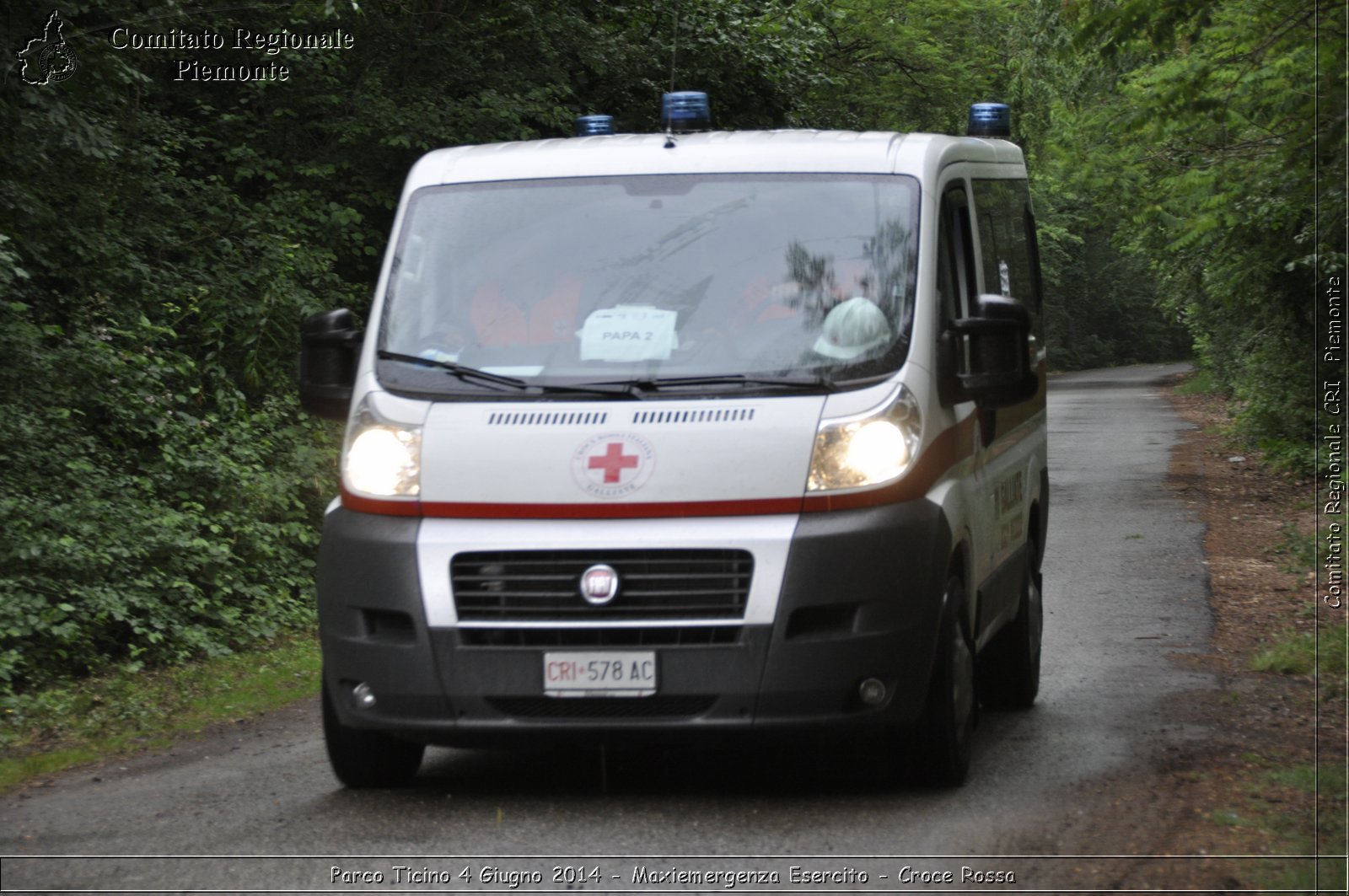 Parco Ticino 4 Giugno 2014 - Maxiemergenza Esercito - Croce Rossa - Comitato Regionale del Piemonte