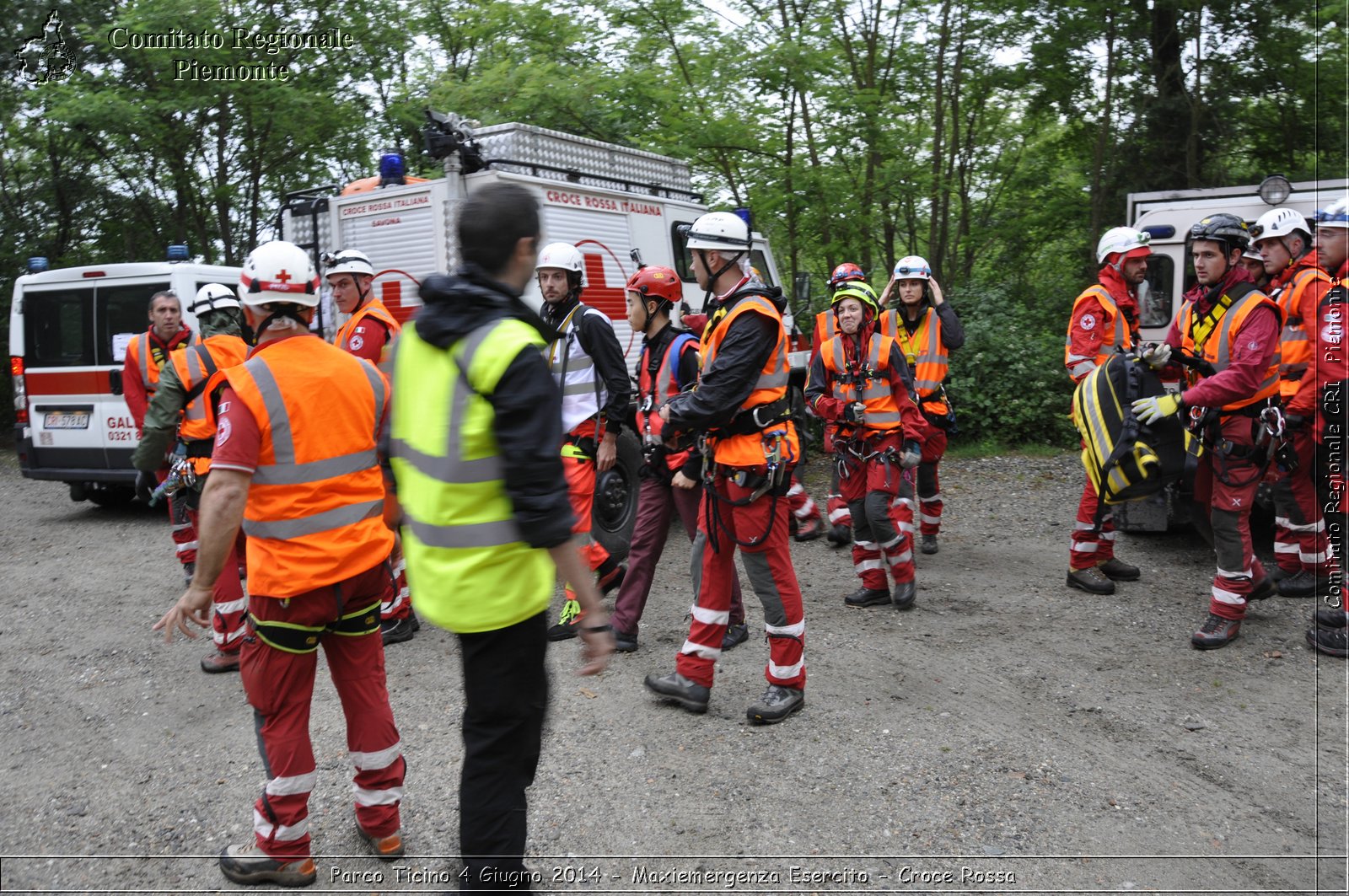 Parco Ticino 4 Giugno 2014 - Maxiemergenza Esercito - Croce Rossa - Comitato Regionale del Piemonte