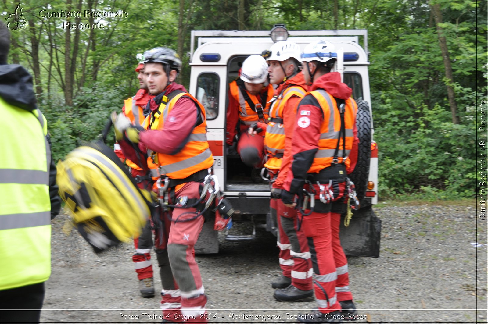 Parco Ticino 4 Giugno 2014 - Maxiemergenza Esercito - Croce Rossa - Comitato Regionale del Piemonte