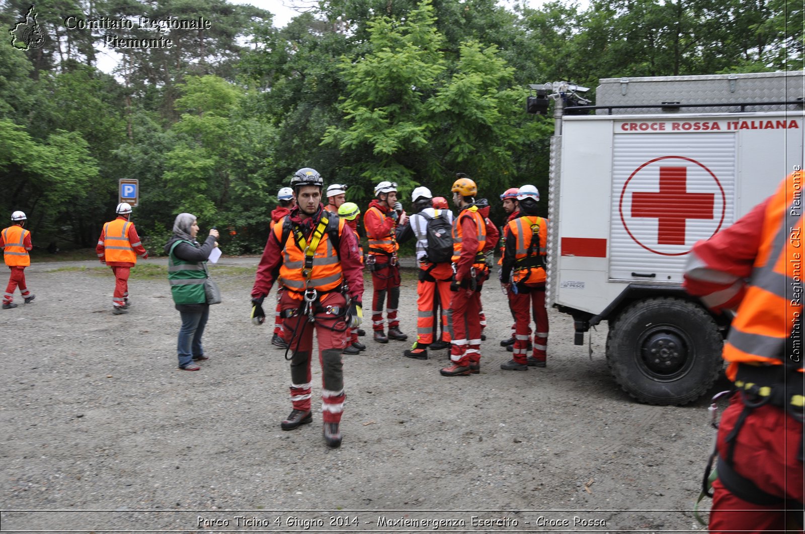 Parco Ticino 4 Giugno 2014 - Maxiemergenza Esercito - Croce Rossa - Comitato Regionale del Piemonte