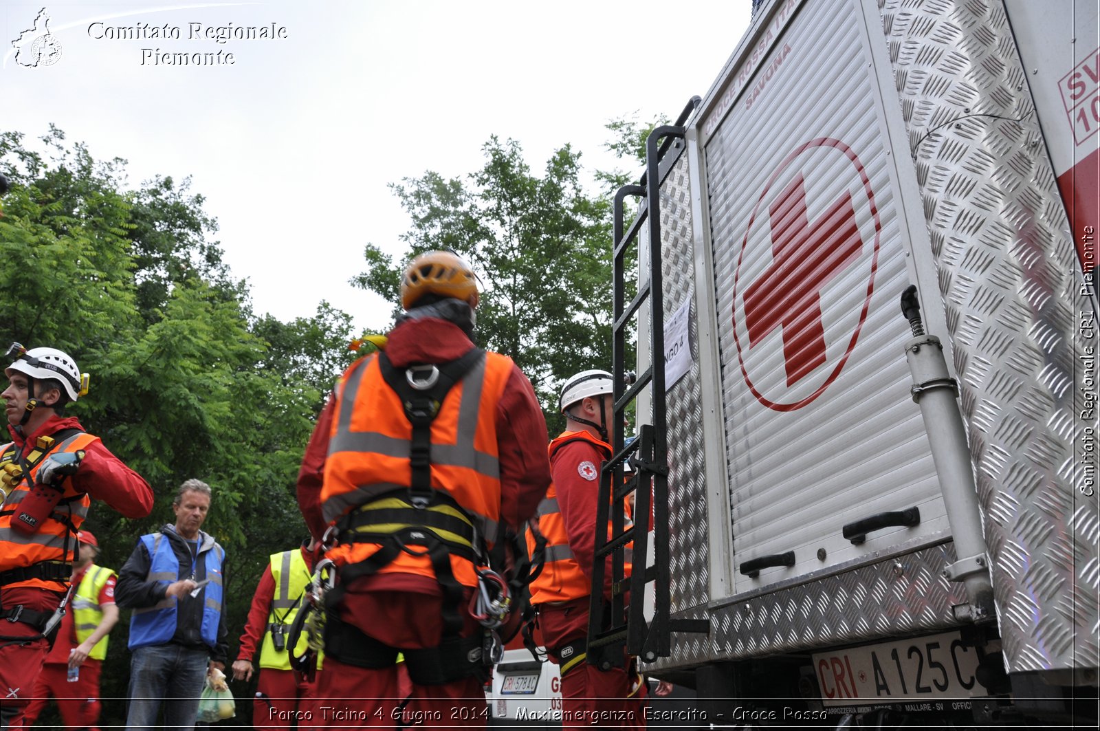 Parco Ticino 4 Giugno 2014 - Maxiemergenza Esercito - Croce Rossa - Comitato Regionale del Piemonte