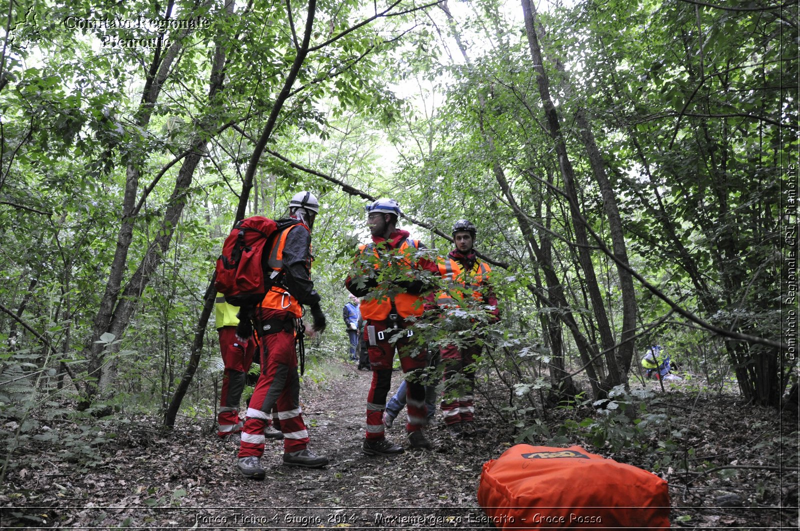 Parco Ticino 4 Giugno 2014 - Maxiemergenza Esercito - Croce Rossa - Comitato Regionale del Piemonte