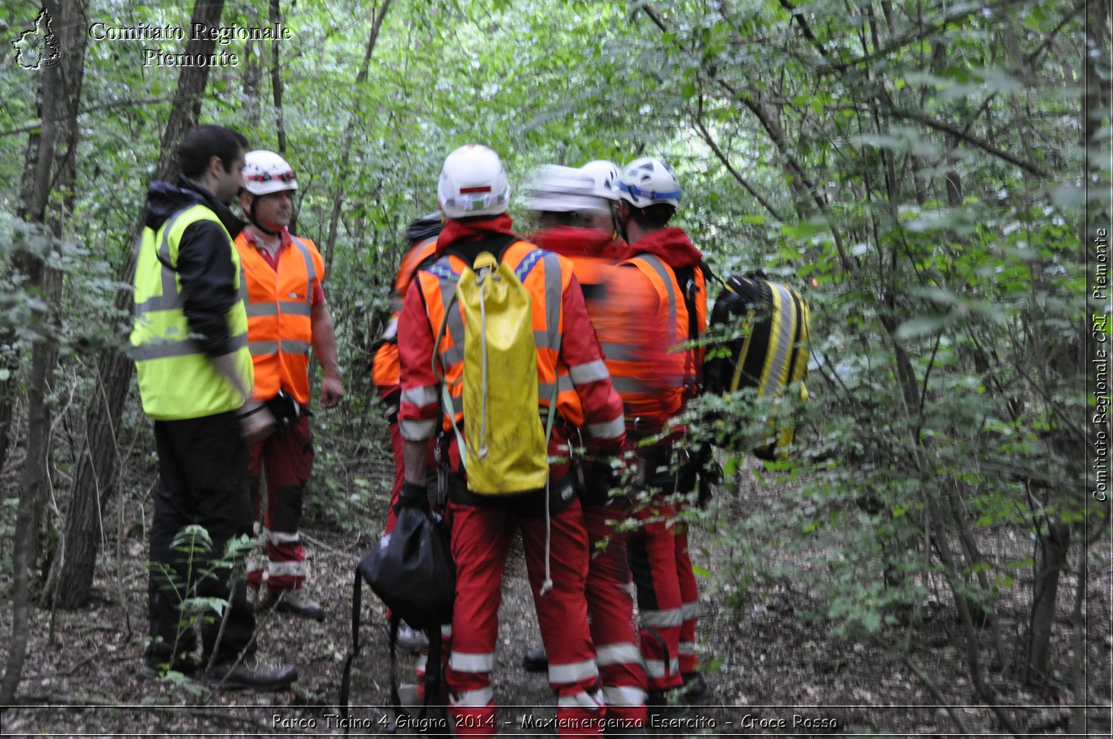 Parco Ticino 4 Giugno 2014 - Maxiemergenza Esercito - Croce Rossa - Comitato Regionale del Piemonte