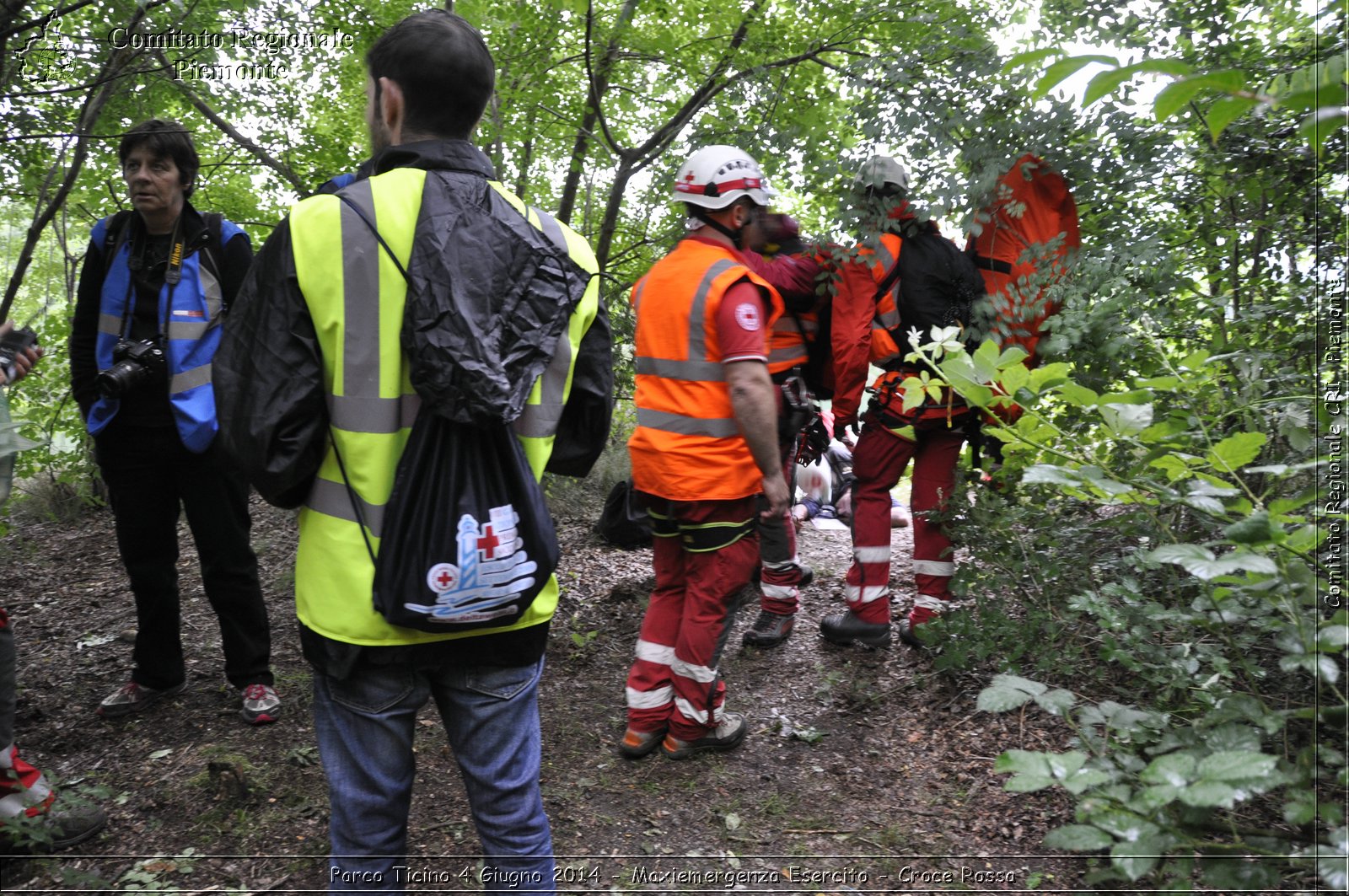 Parco Ticino 4 Giugno 2014 - Maxiemergenza Esercito - Croce Rossa - Comitato Regionale del Piemonte