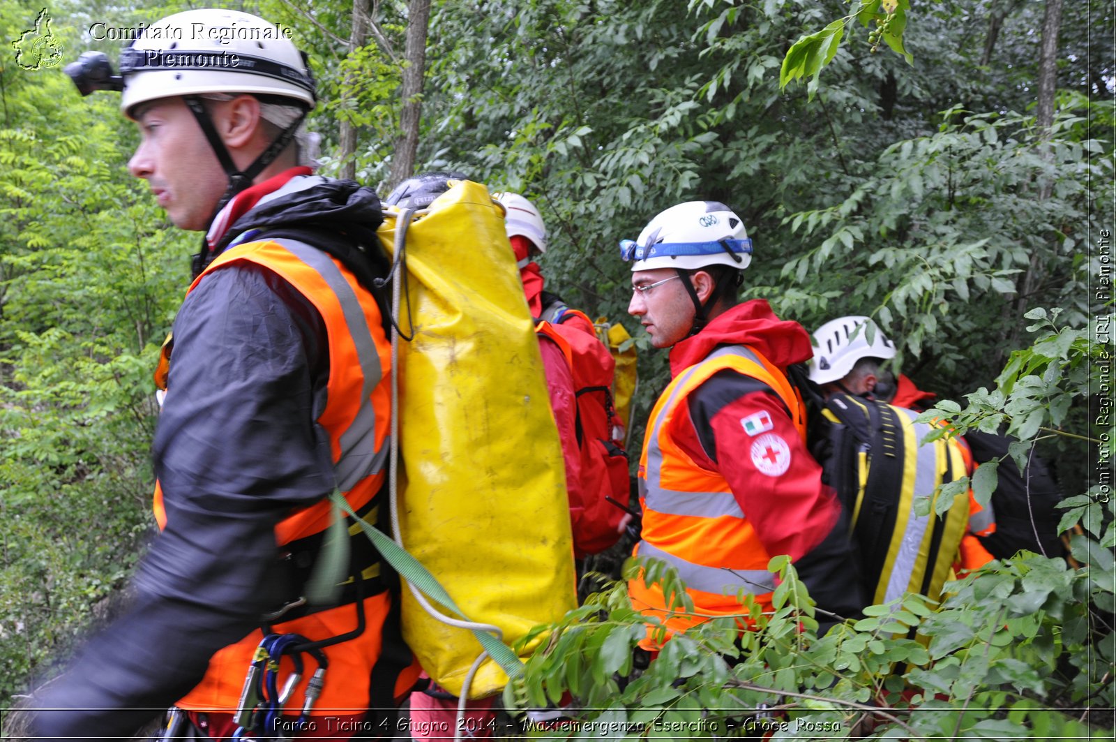 Parco Ticino 4 Giugno 2014 - Maxiemergenza Esercito - Croce Rossa - Comitato Regionale del Piemonte