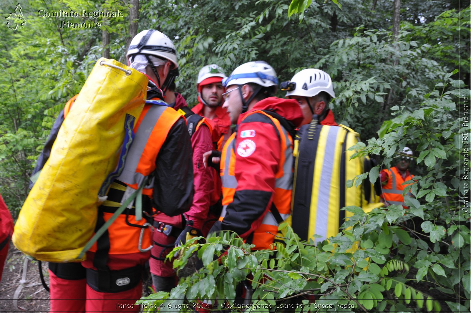 Parco Ticino 4 Giugno 2014 - Maxiemergenza Esercito - Croce Rossa - Comitato Regionale del Piemonte