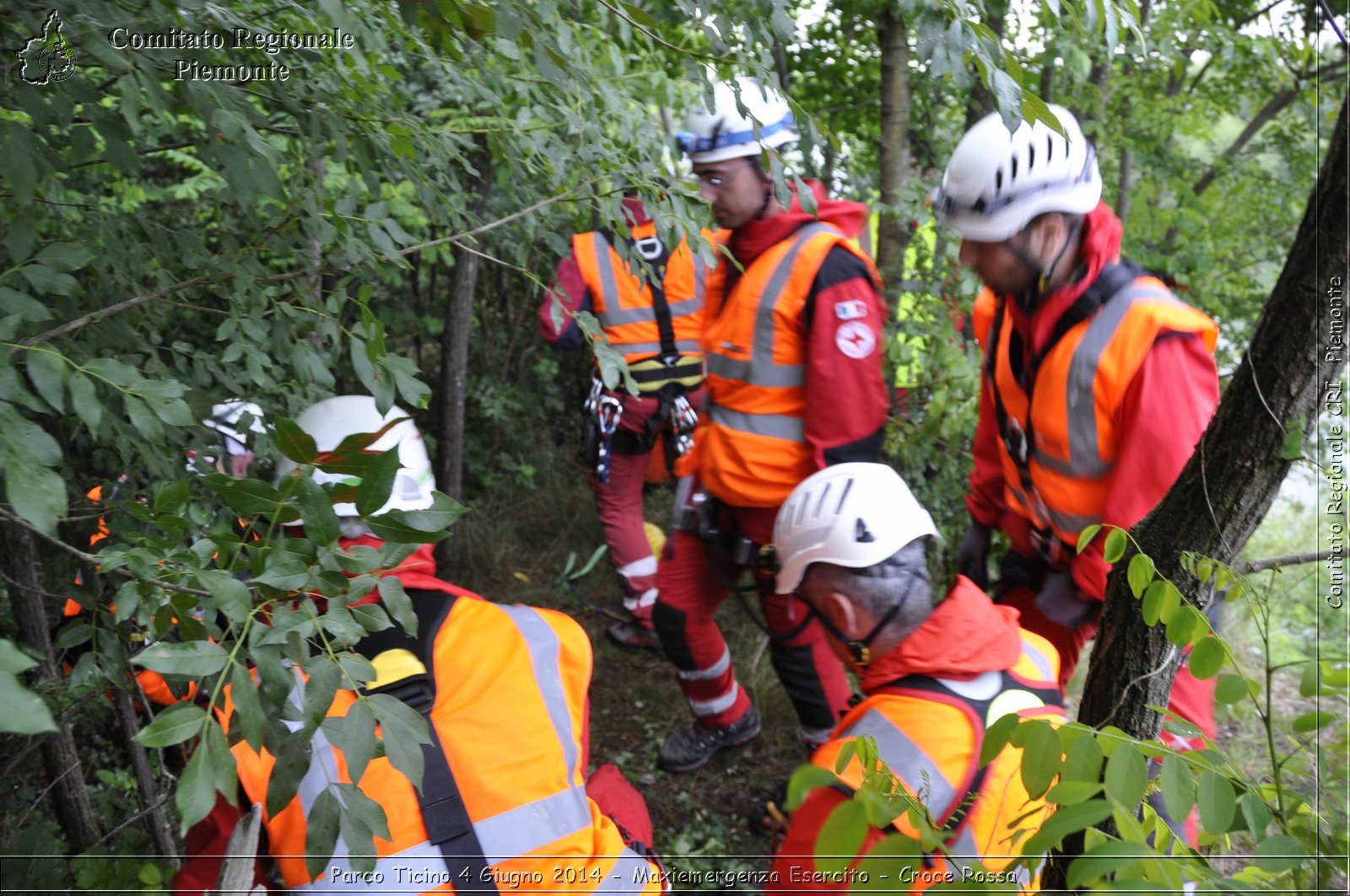 Parco Ticino 4 Giugno 2014 - Maxiemergenza Esercito - Croce Rossa - Comitato Regionale del Piemonte