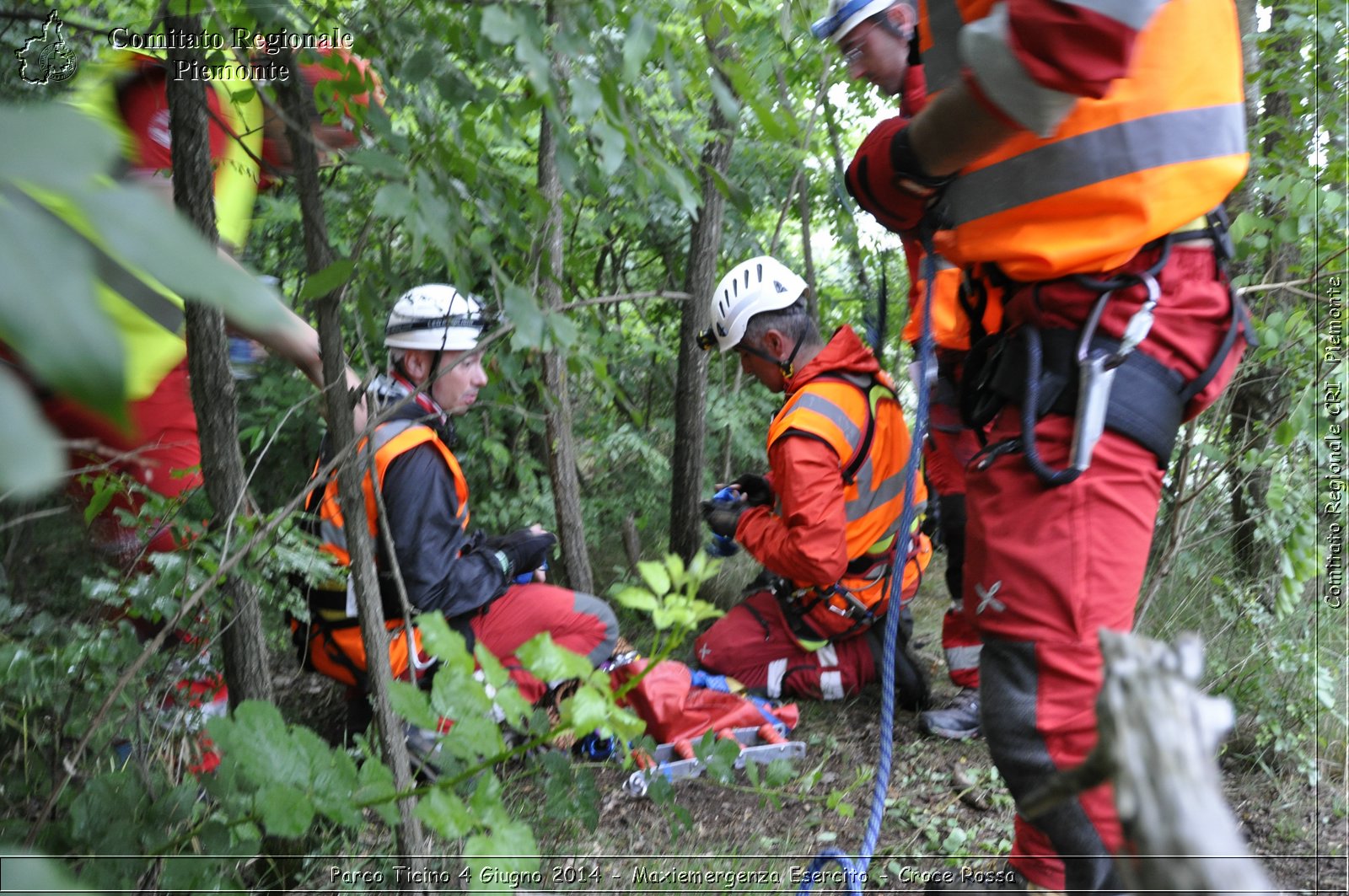 Parco Ticino 4 Giugno 2014 - Maxiemergenza Esercito - Croce Rossa - Comitato Regionale del Piemonte