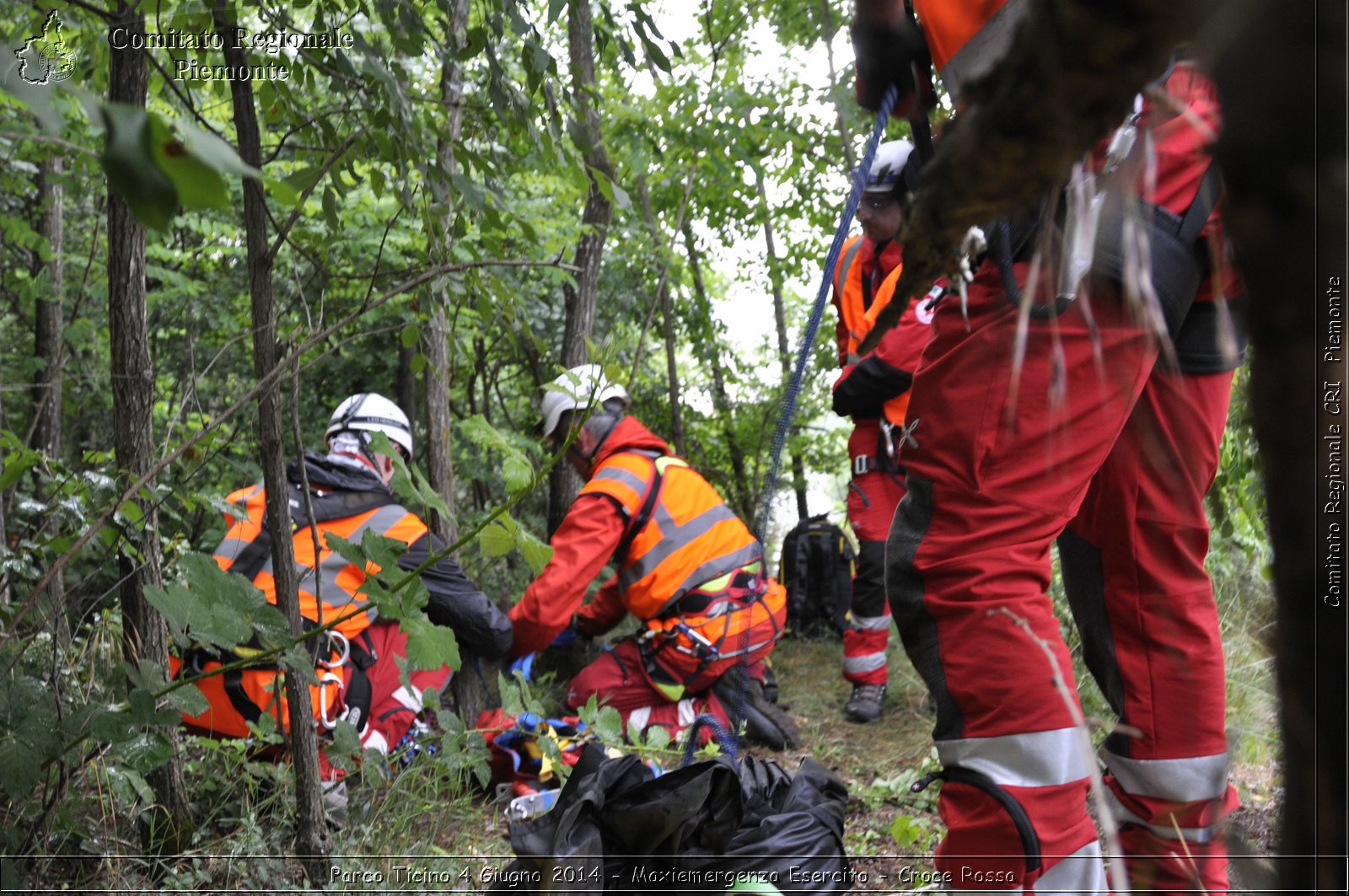 Parco Ticino 4 Giugno 2014 - Maxiemergenza Esercito - Croce Rossa - Comitato Regionale del Piemonte