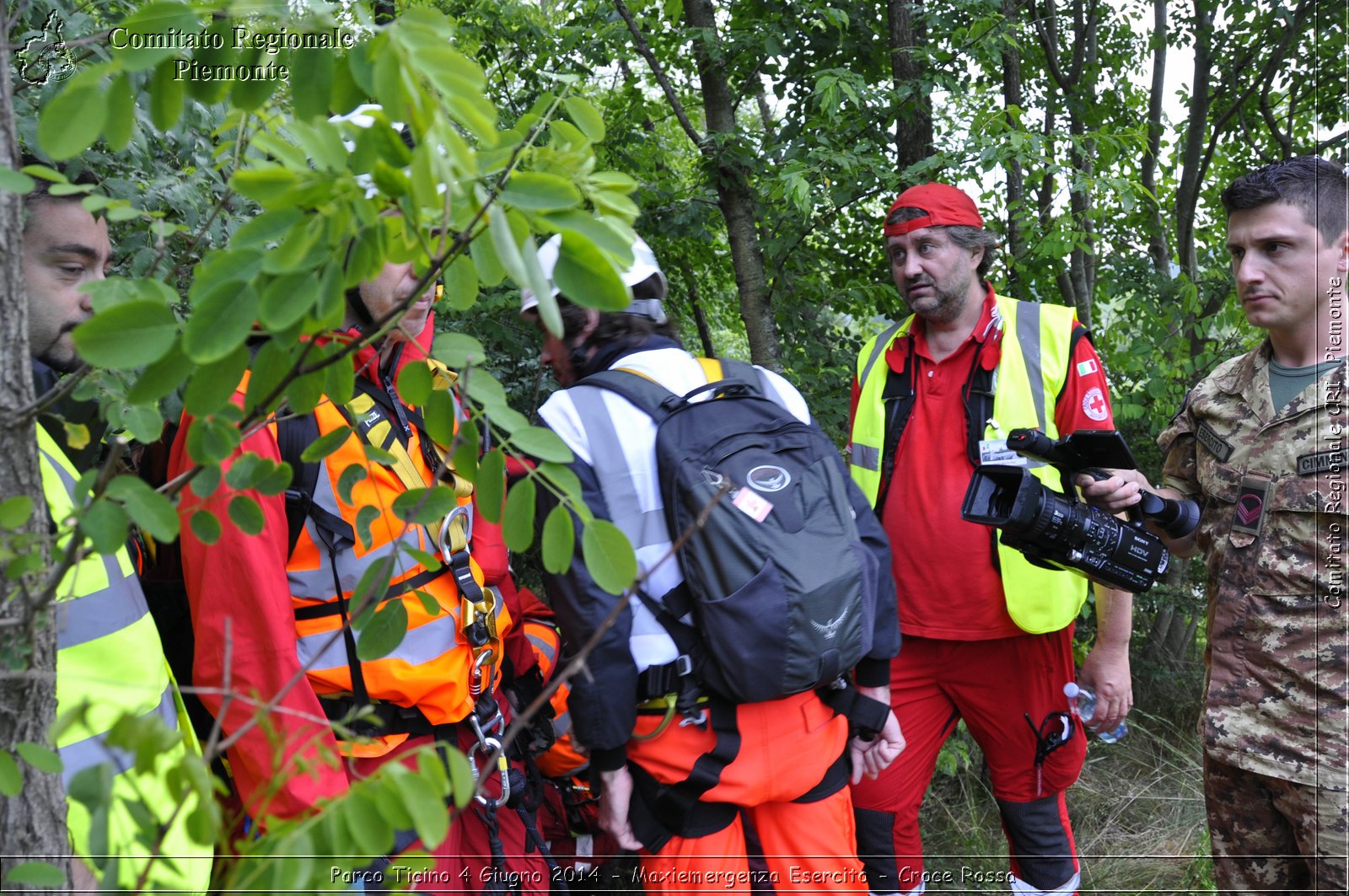 Parco Ticino 4 Giugno 2014 - Maxiemergenza Esercito - Croce Rossa - Comitato Regionale del Piemonte