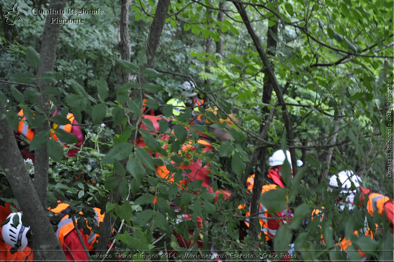 Parco Ticino 4 Giugno 2014 - Maxiemergenza Esercito - Croce Rossa - Comitato Regionale del Piemonte