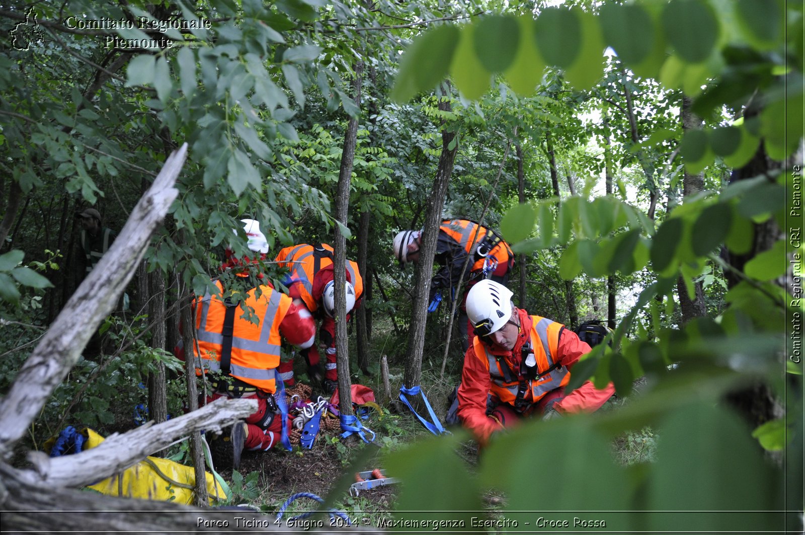 Parco Ticino 4 Giugno 2014 - Maxiemergenza Esercito - Croce Rossa - Comitato Regionale del Piemonte