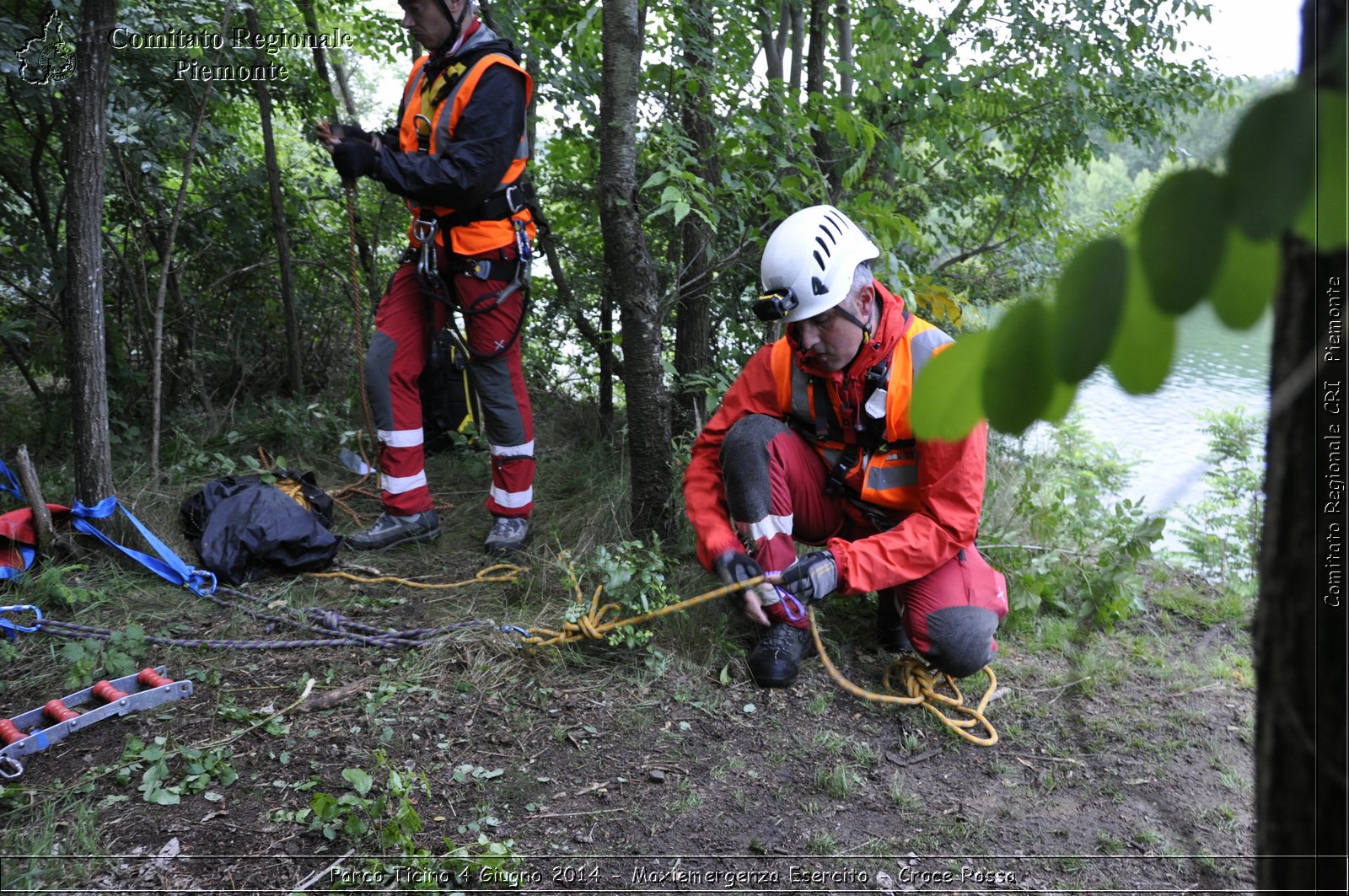 Parco Ticino 4 Giugno 2014 - Maxiemergenza Esercito - Croce Rossa - Comitato Regionale del Piemonte