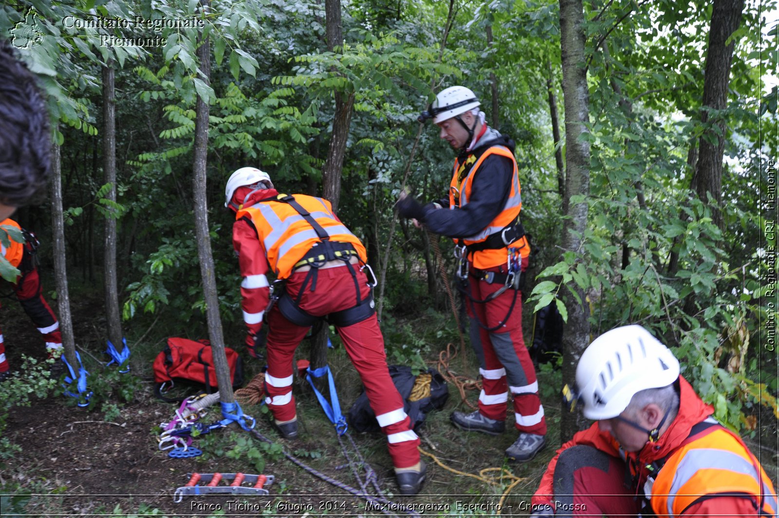 Parco Ticino 4 Giugno 2014 - Maxiemergenza Esercito - Croce Rossa - Comitato Regionale del Piemonte