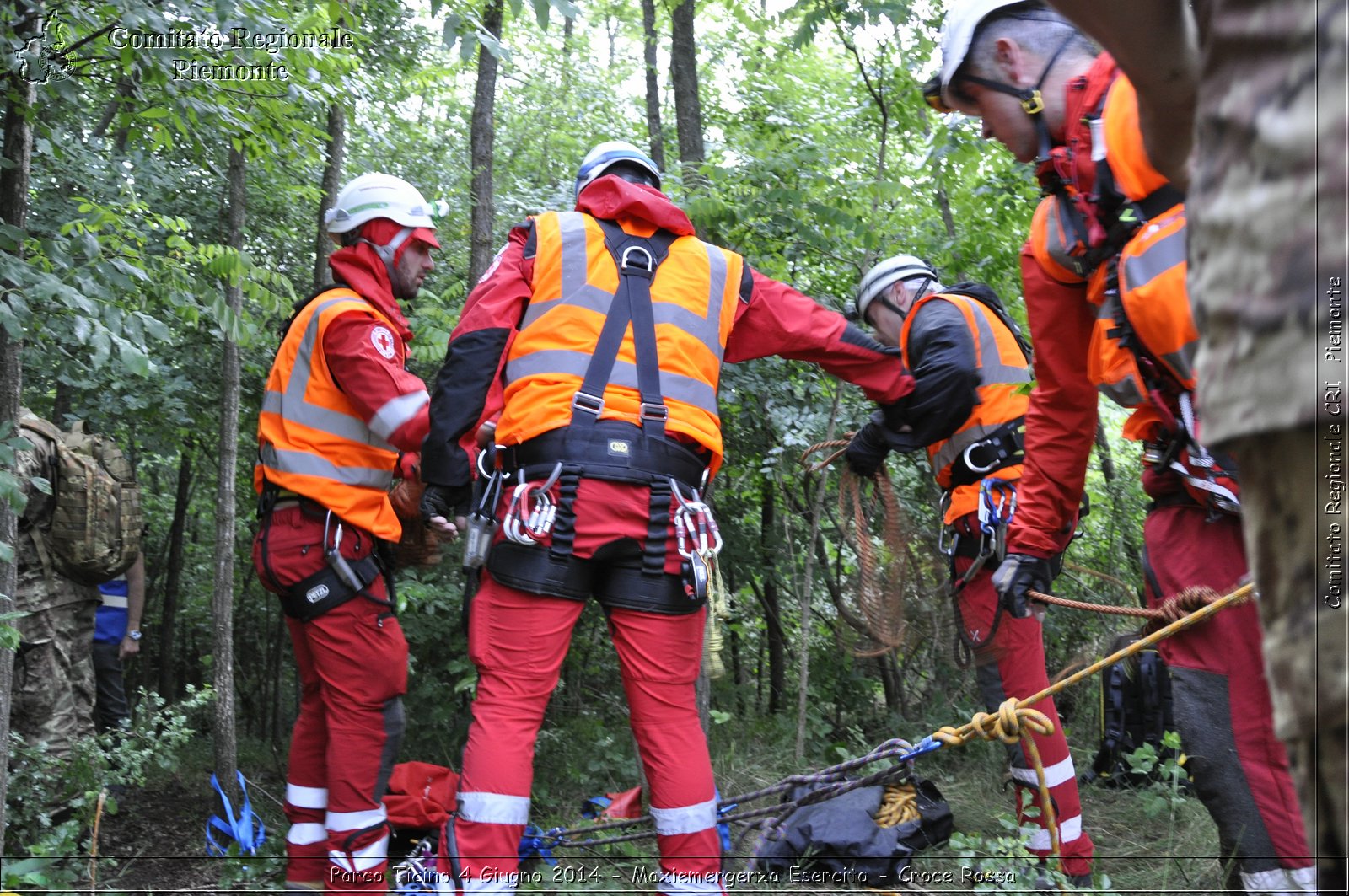 Parco Ticino 4 Giugno 2014 - Maxiemergenza Esercito - Croce Rossa - Comitato Regionale del Piemonte