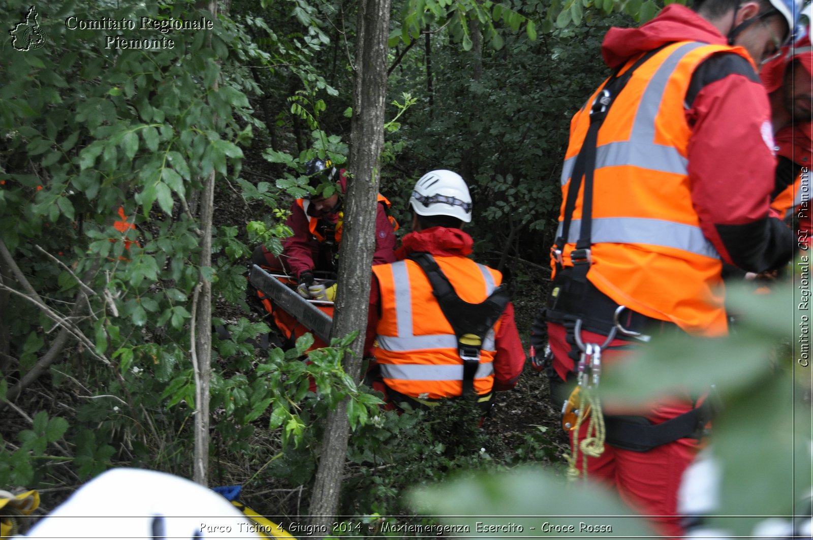 Parco Ticino 4 Giugno 2014 - Maxiemergenza Esercito - Croce Rossa - Comitato Regionale del Piemonte