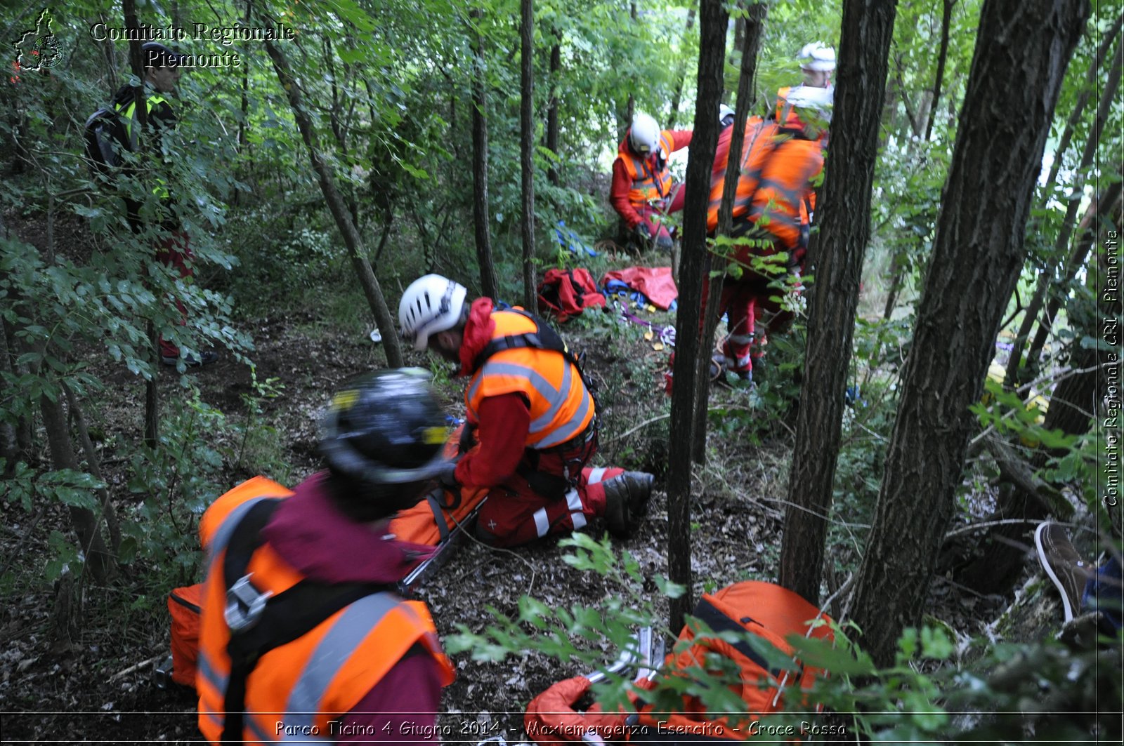 Parco Ticino 4 Giugno 2014 - Maxiemergenza Esercito - Croce Rossa - Comitato Regionale del Piemonte