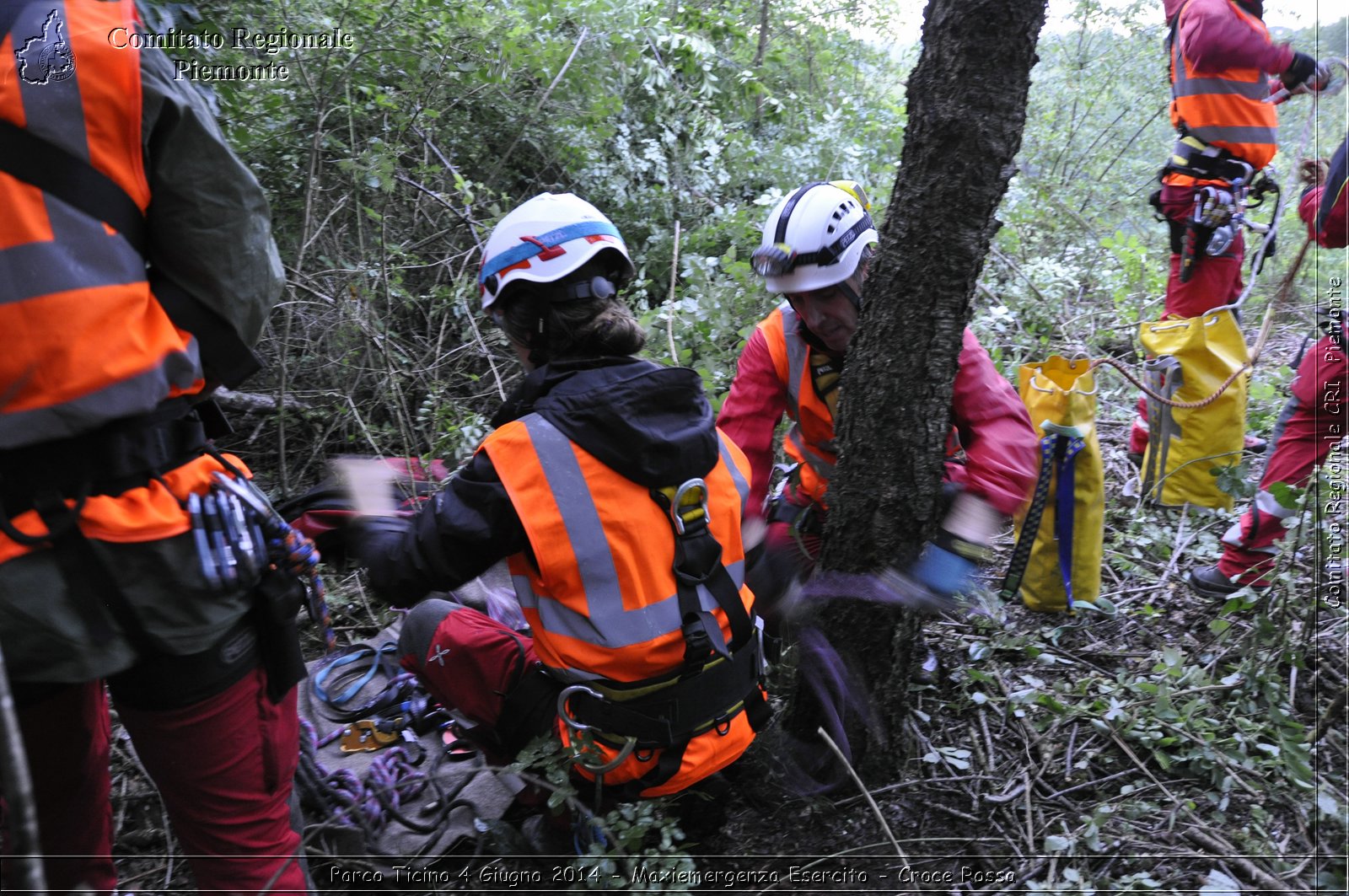 Parco Ticino 4 Giugno 2014 - Maxiemergenza Esercito - Croce Rossa - Comitato Regionale del Piemonte